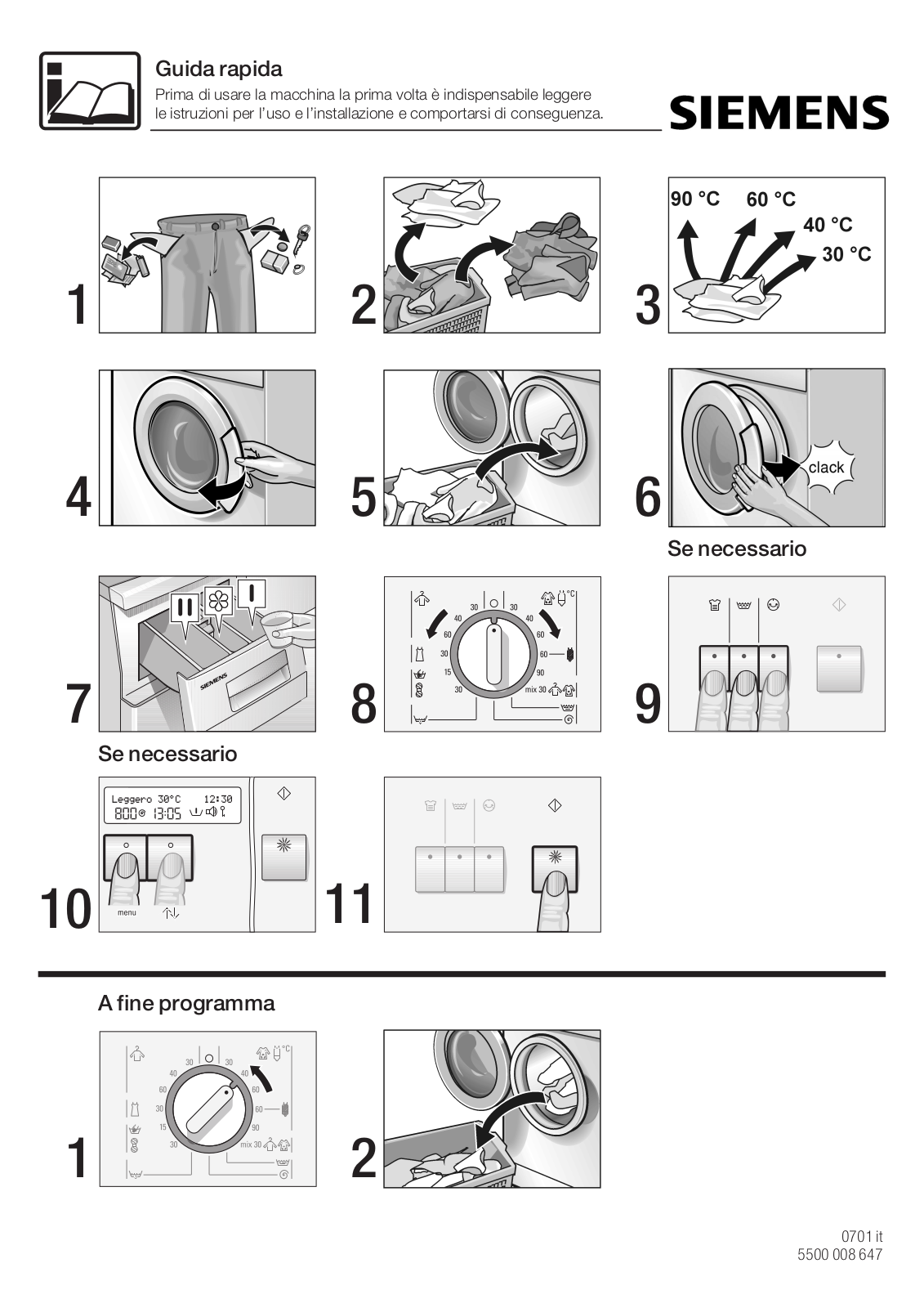 Siemens WXLS1030CH, WXLS1230CH, WXLS1430CH User Manual