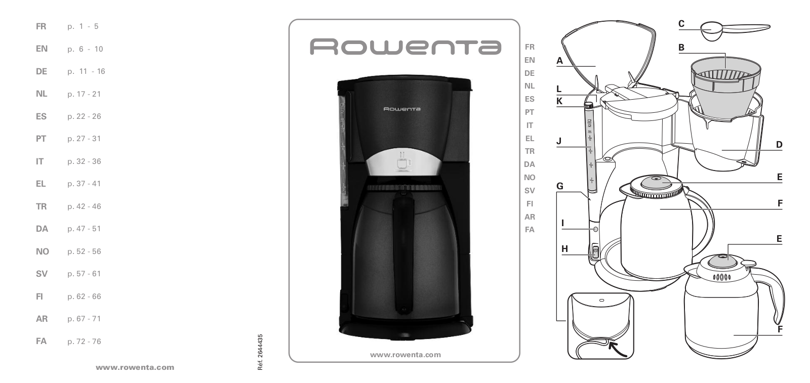 Rowenta CT3818 User Manual