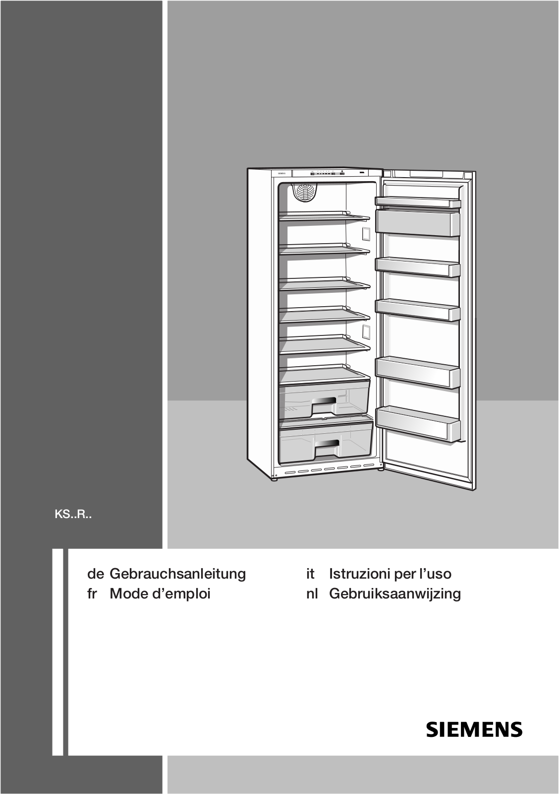 SIEMENS KS38RX96 User Manual