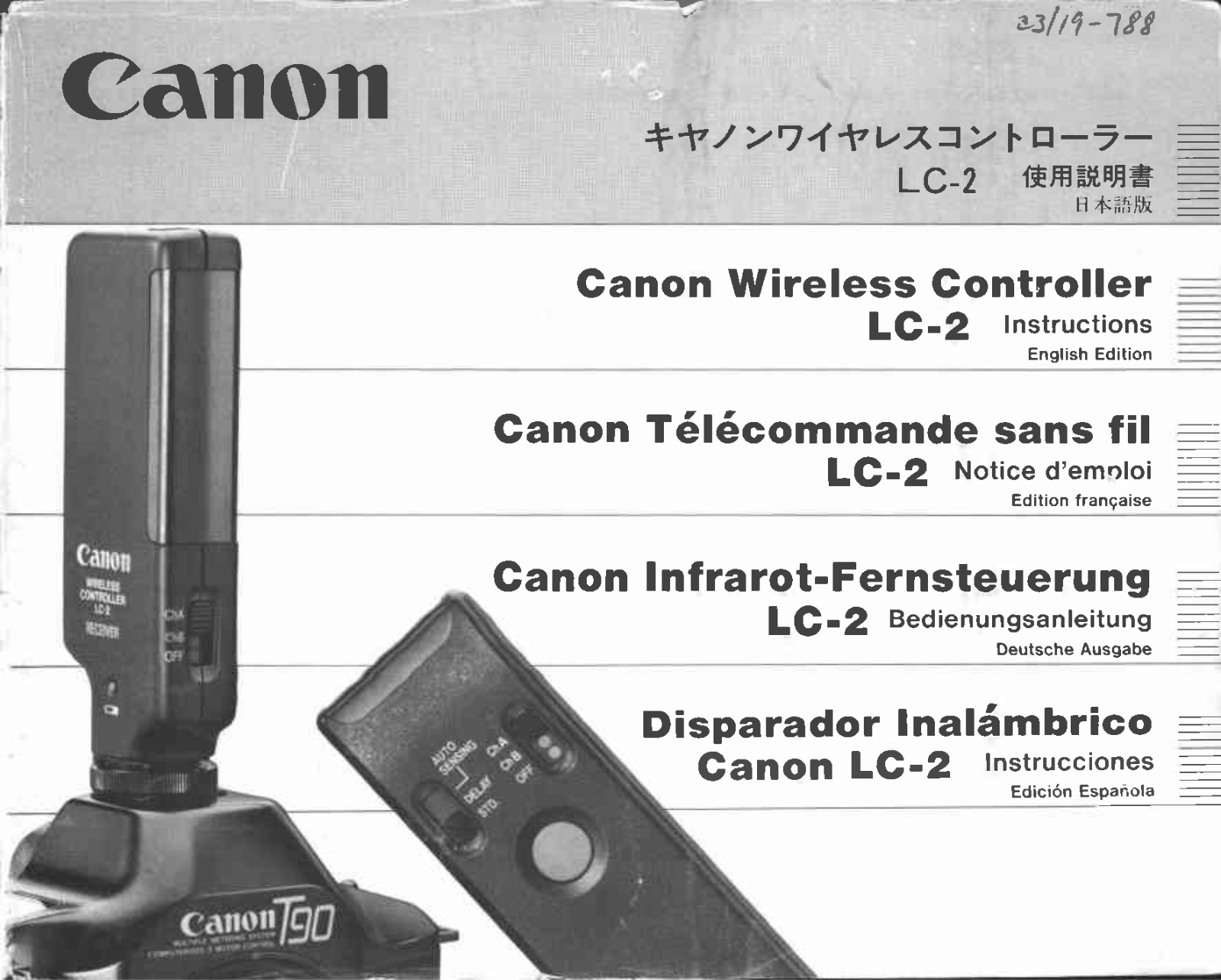 Canon LC-2 User Manual