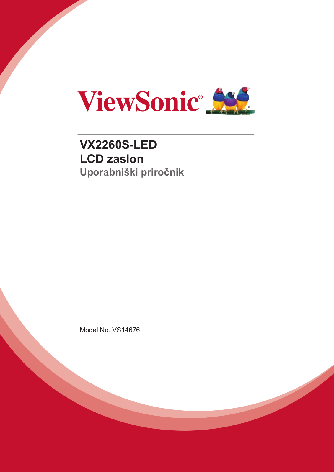 Viewsonic VX2260S-LED User Manual