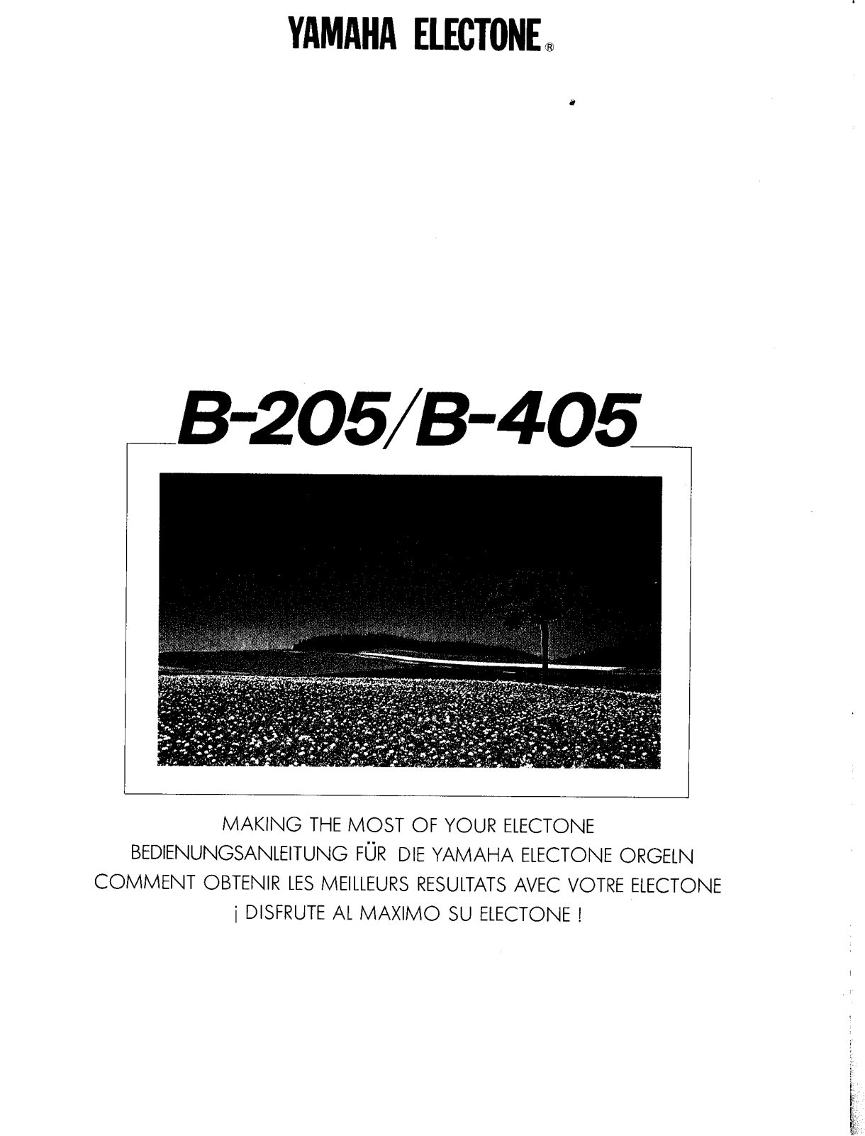 Yamaha B405E User Manual