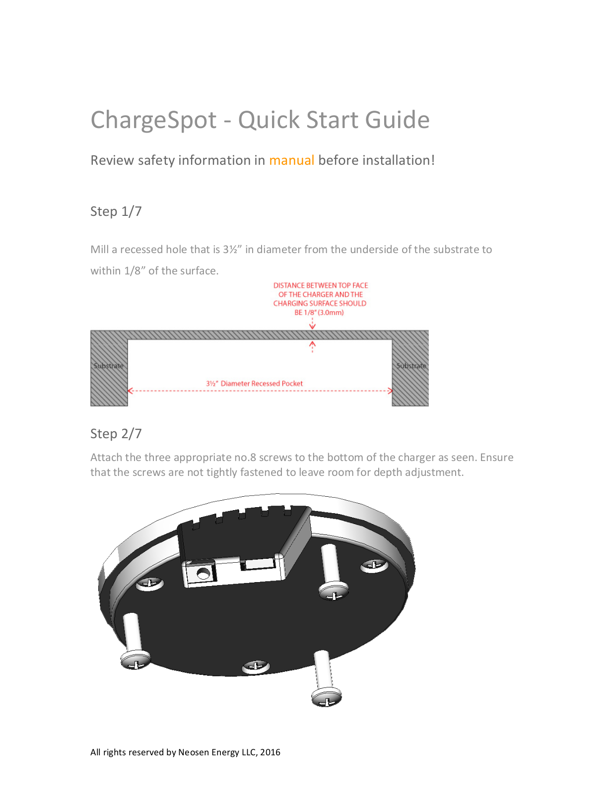 NEOSEN ENERGY NEO 0002 User Manual