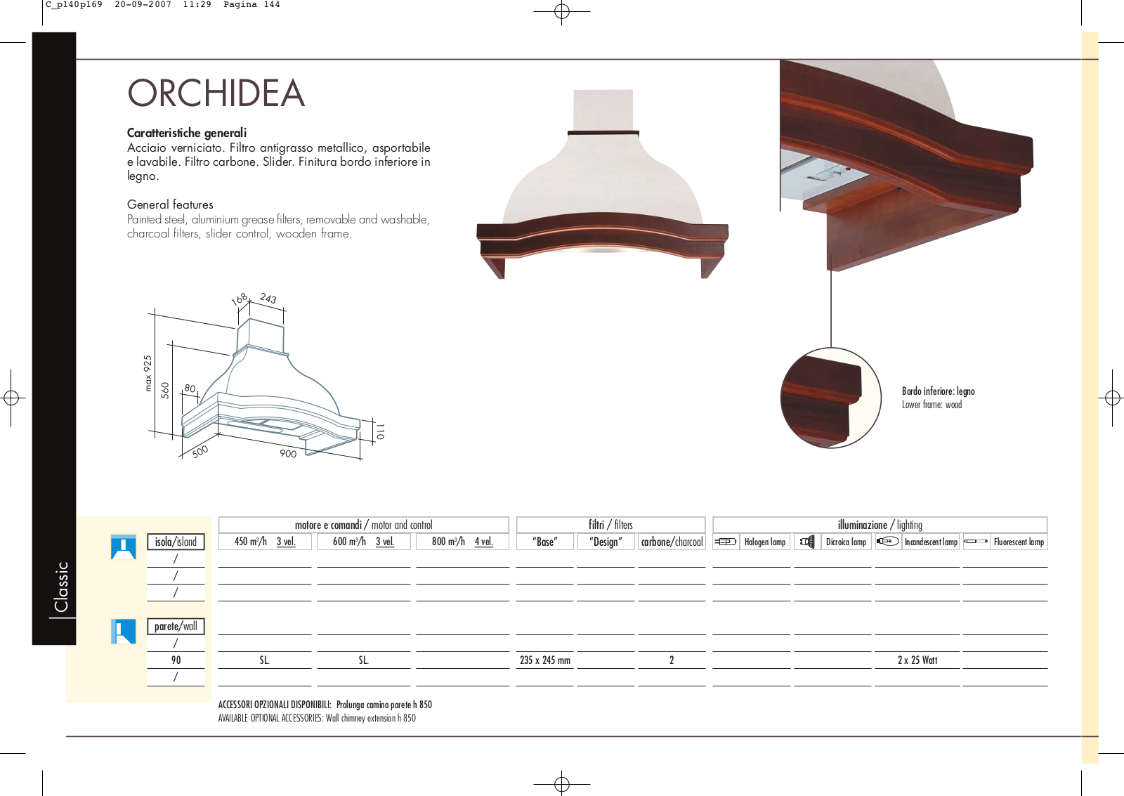 Falmec Iris Orchidea 90 User Manual