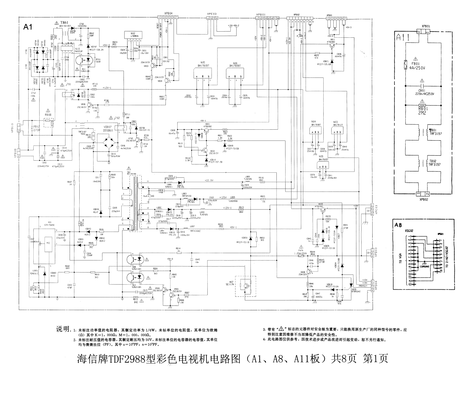 Hisense TDF2988 Schematic