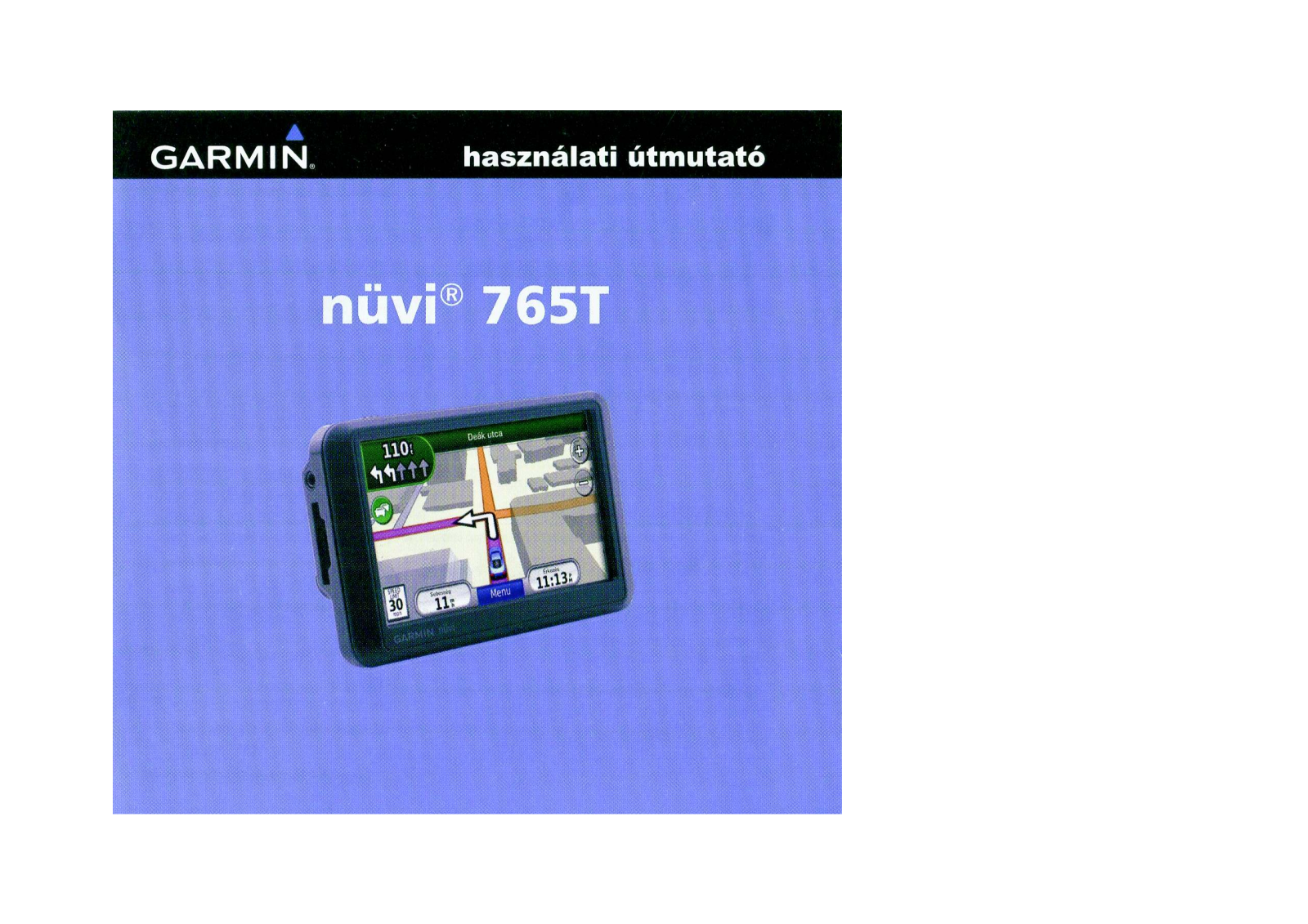 Garmin NUVI 765T User Manual