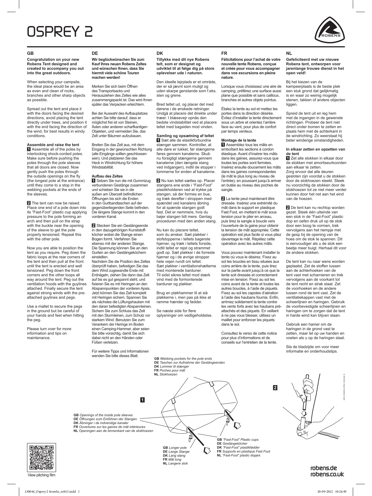 Robens Osprey 2 User Manual