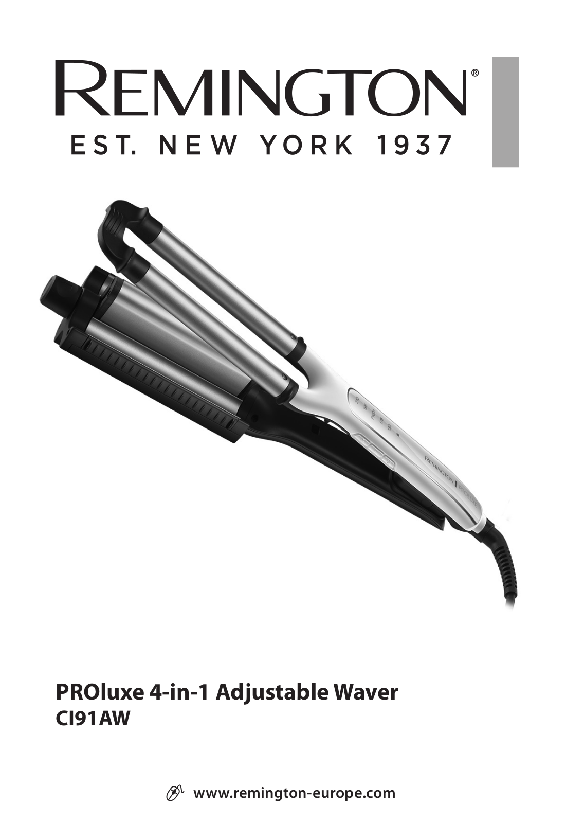 Remington CI91AW PROluxe User Manual