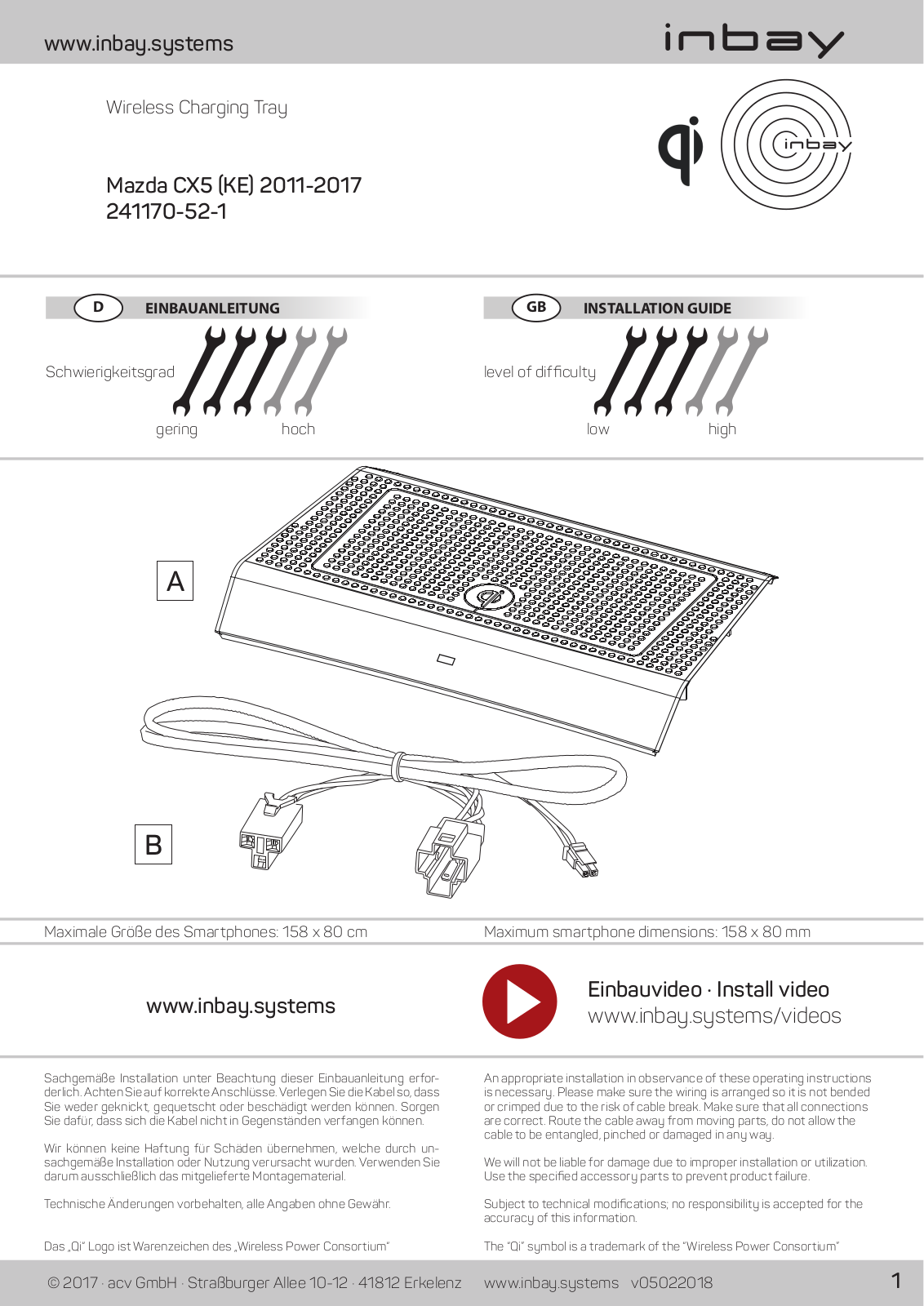 Inbay 241170-52-1 User Manual