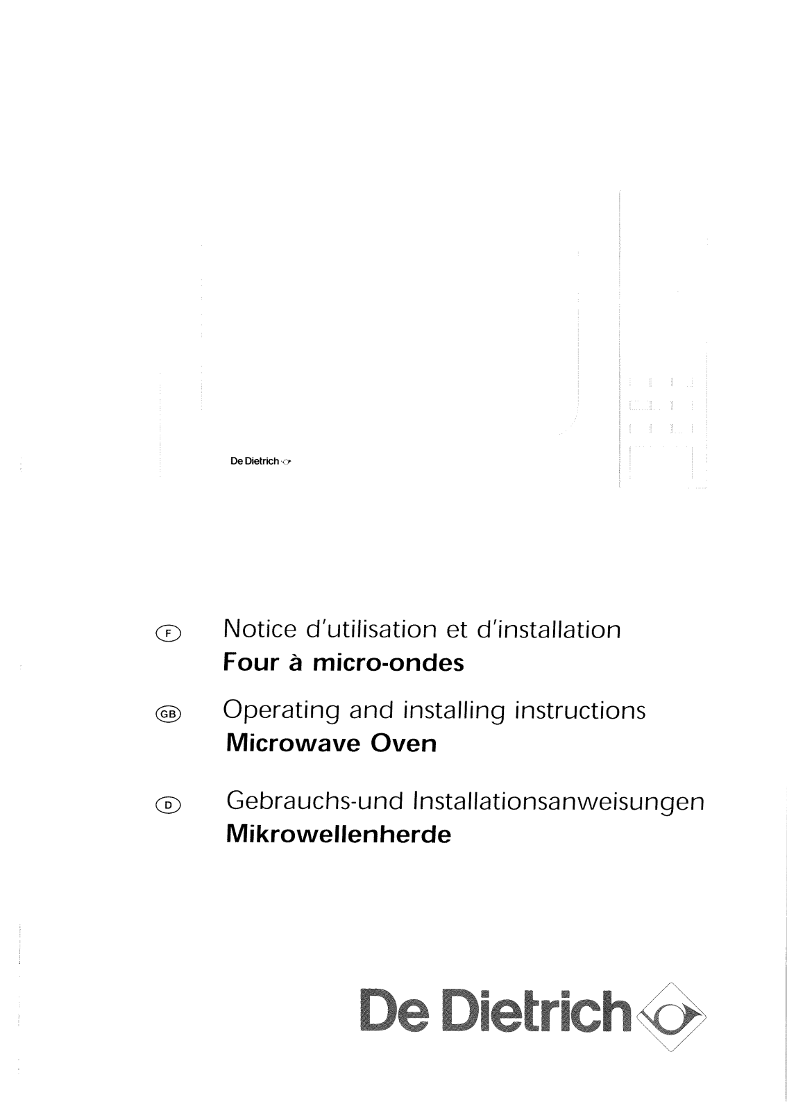 DE DIETRICH MN6516 User Manual