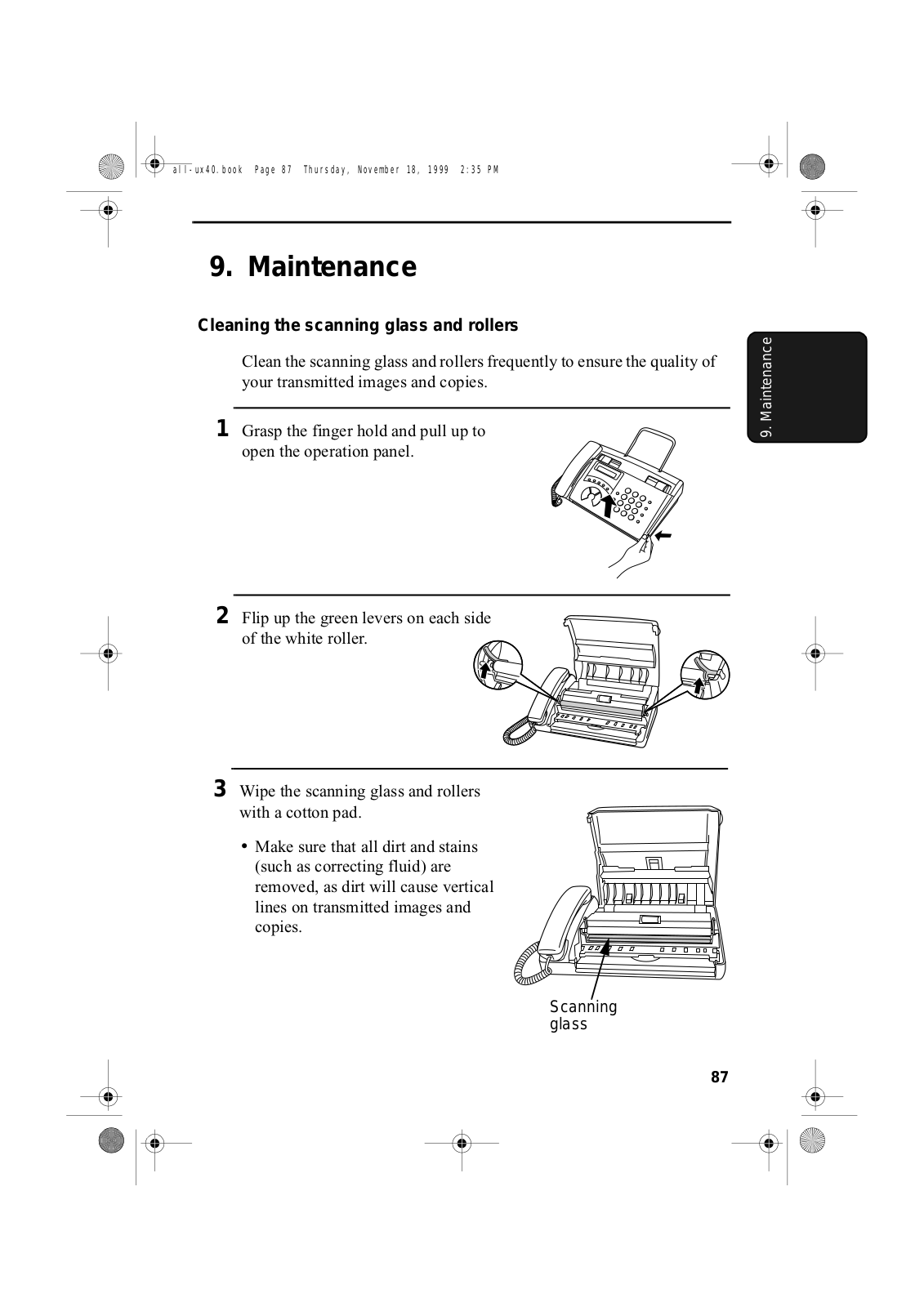 Sharp UX-60S, UX-40S User Manual - ManualMachine.com
