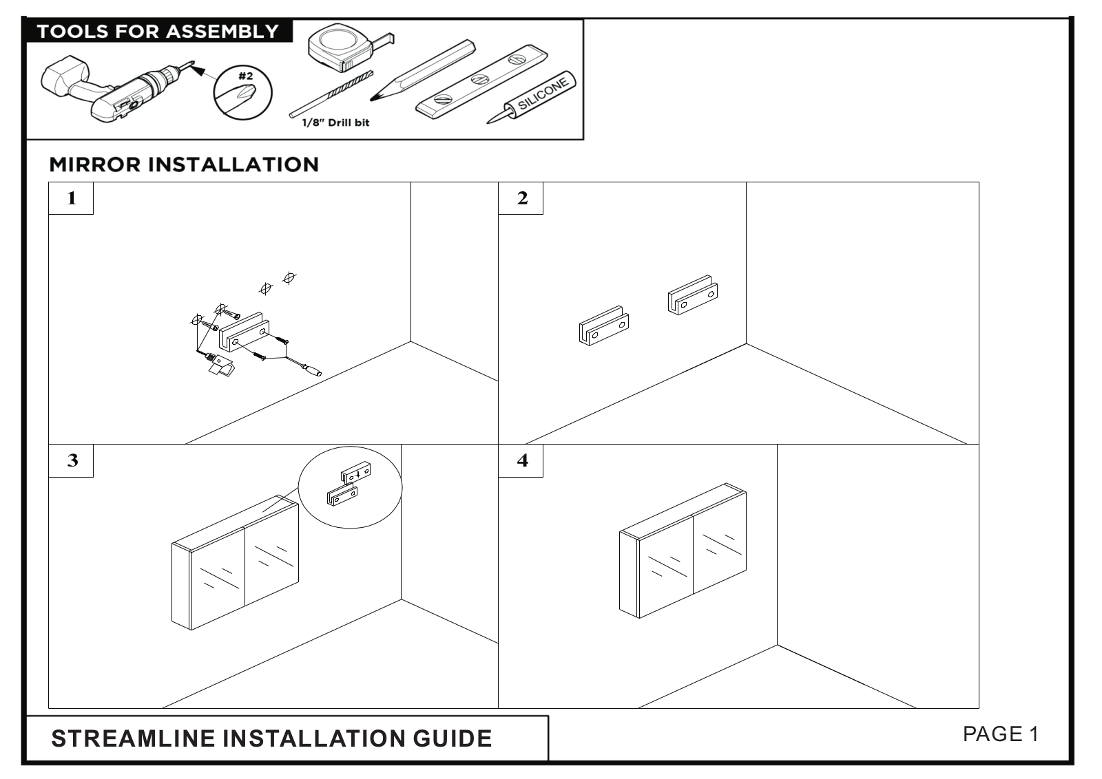 Streamline Bath SLBH2591 Installation & Assembly - ManualMachine.com