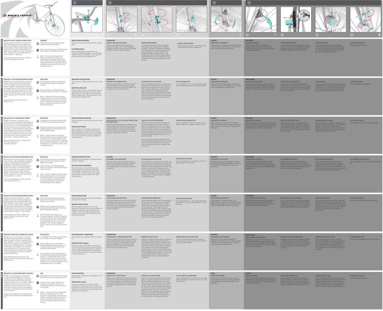 Reelight SL550, SL500, SL520 User Manual