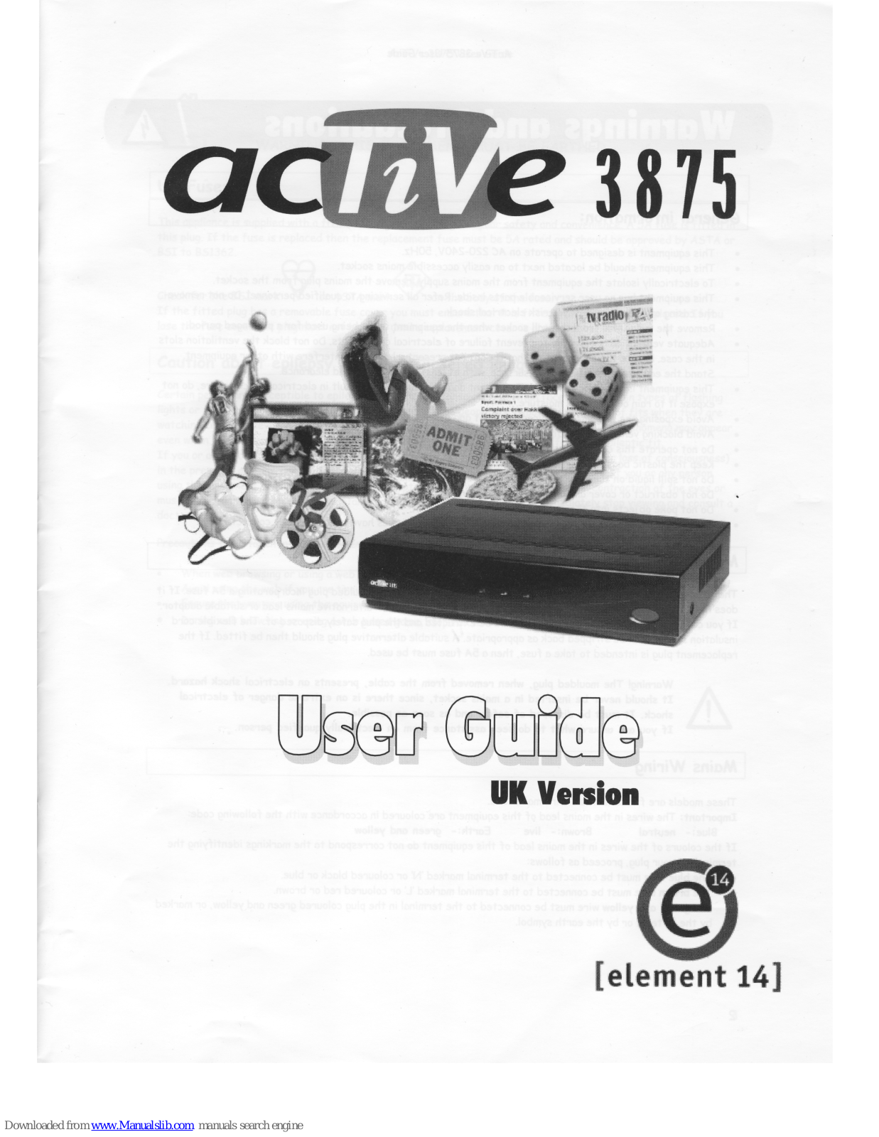 Element 14 acTiVe 3875 User Manual - ManualMachine.com