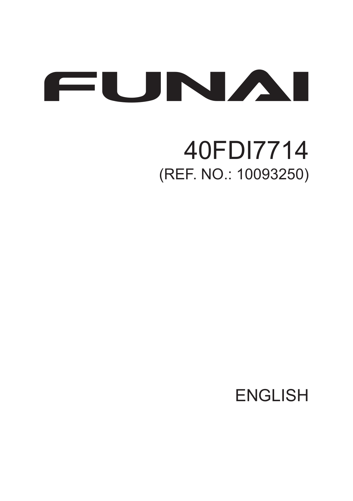 Funai 40FDI7714 User Manual