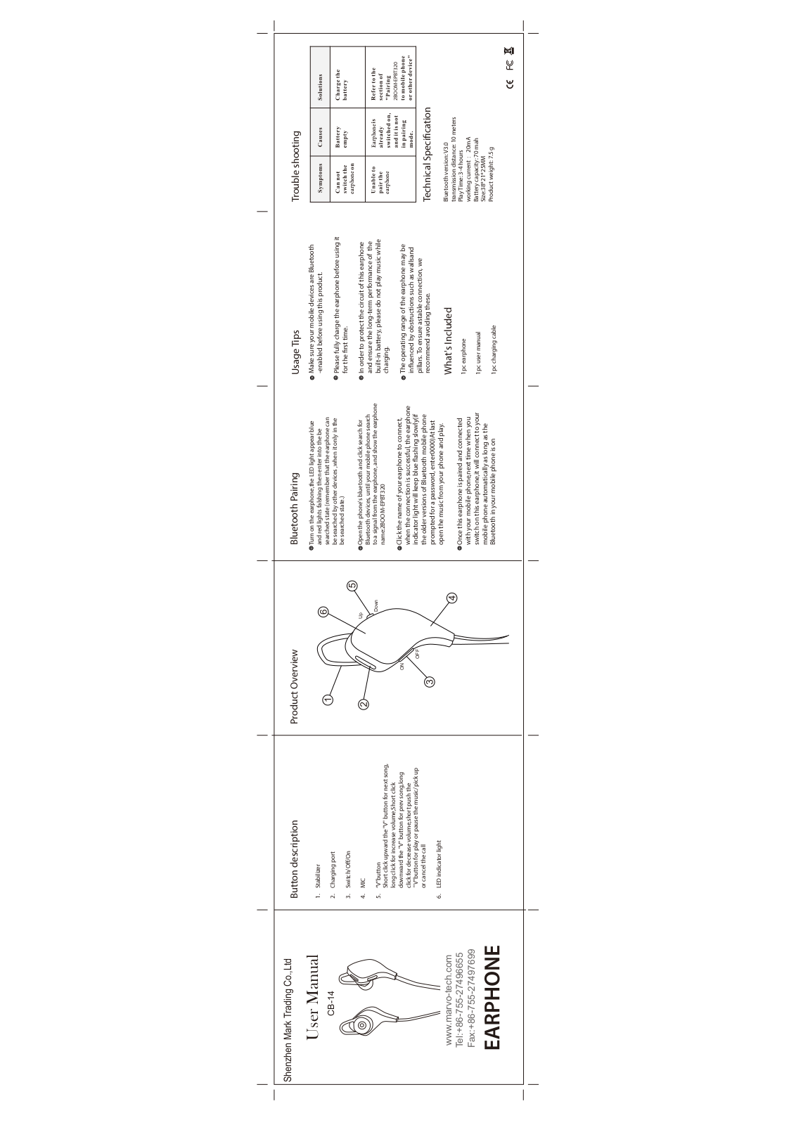 Mark CB14 User Manual