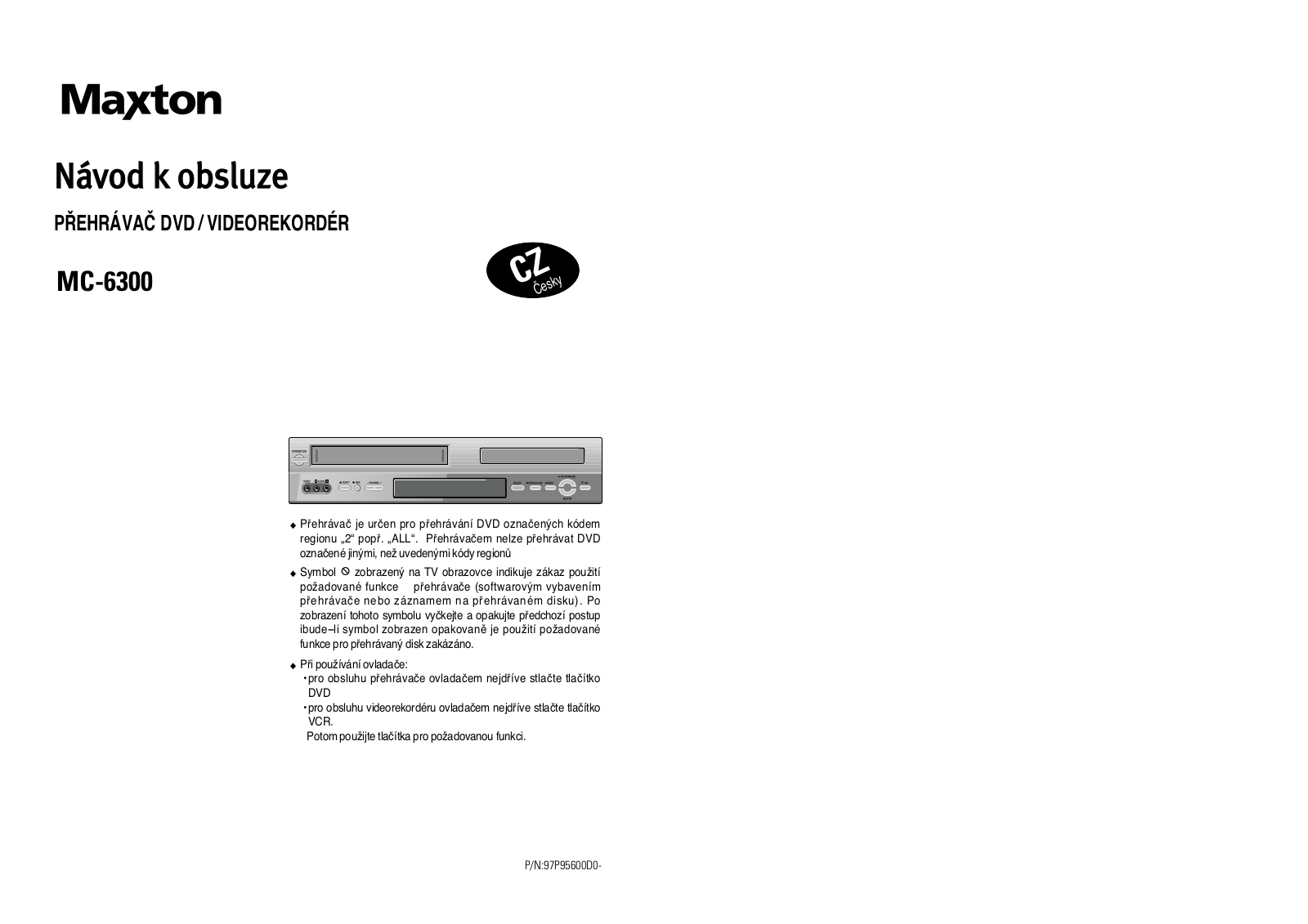 Daewoo MC-6300 User Manual