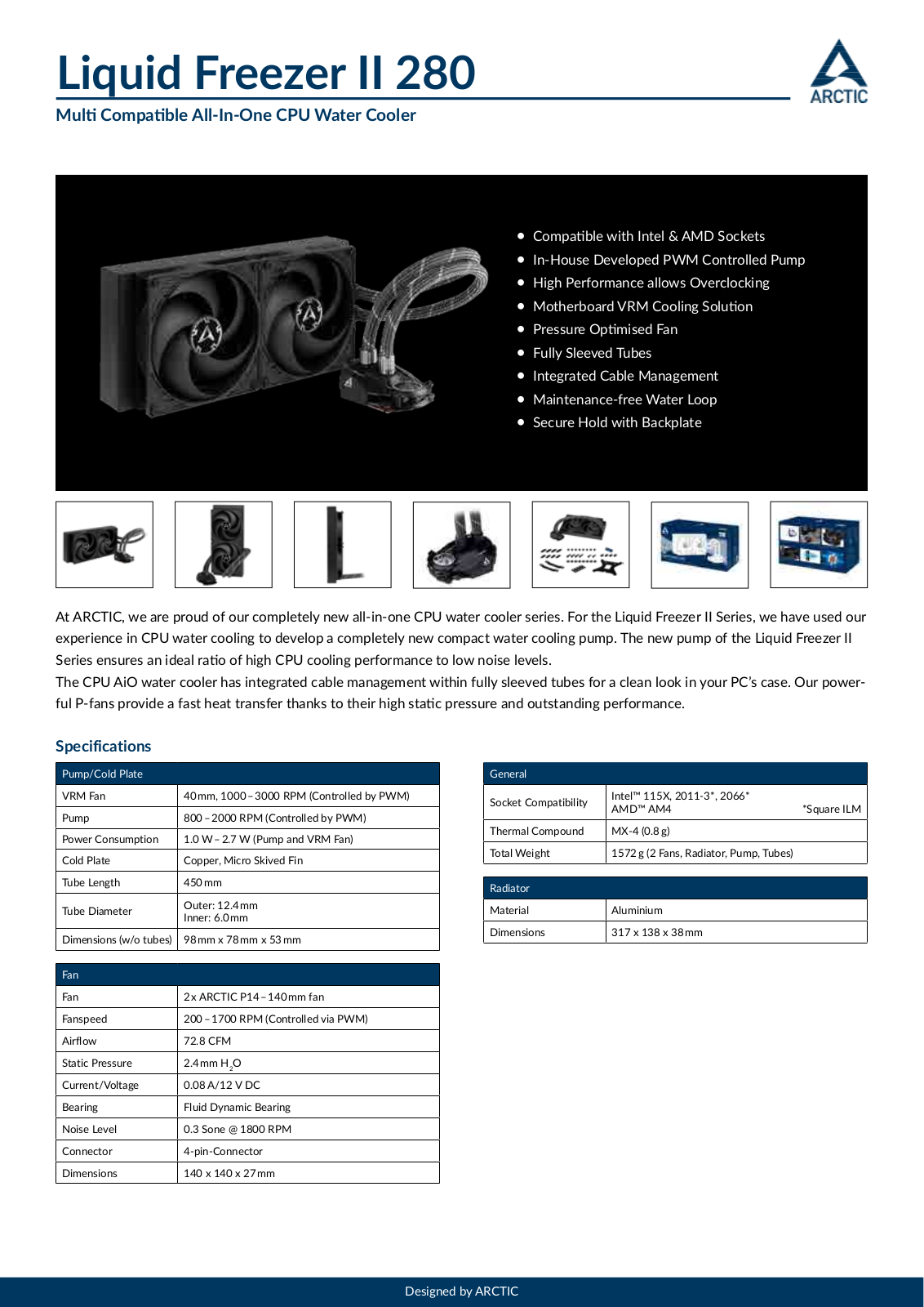 Arctic liquid Freezer II 280 User Manual