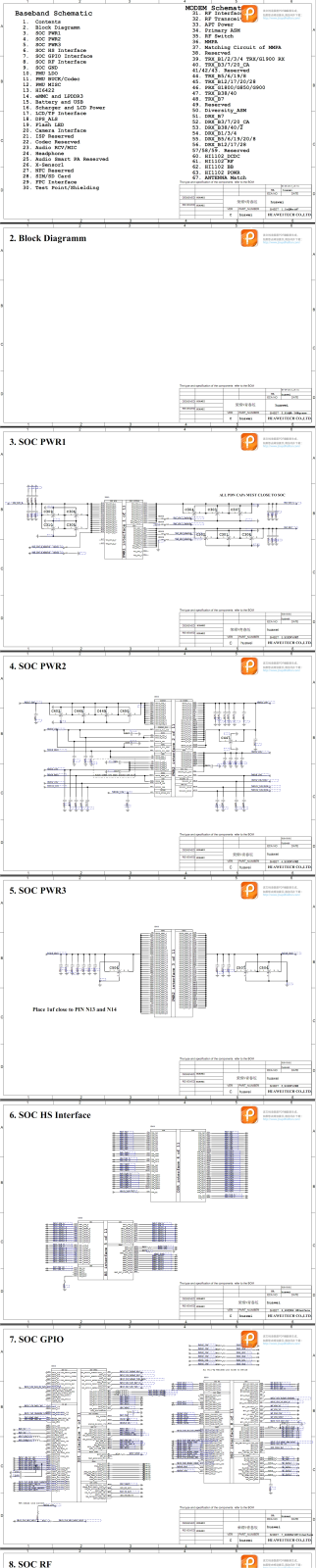 Huawei Honor 9 Lite, LLD-L31 Schematics