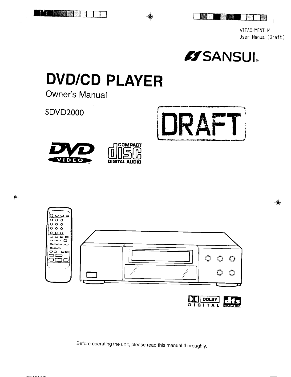 ORION ELECTRIC M298A User Manual