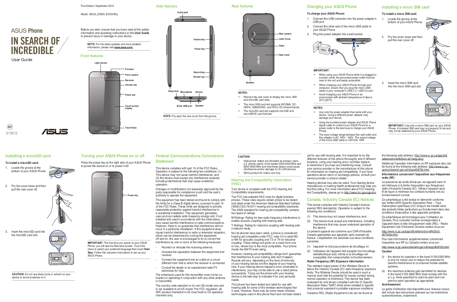 ASUS Z00XS User Manual