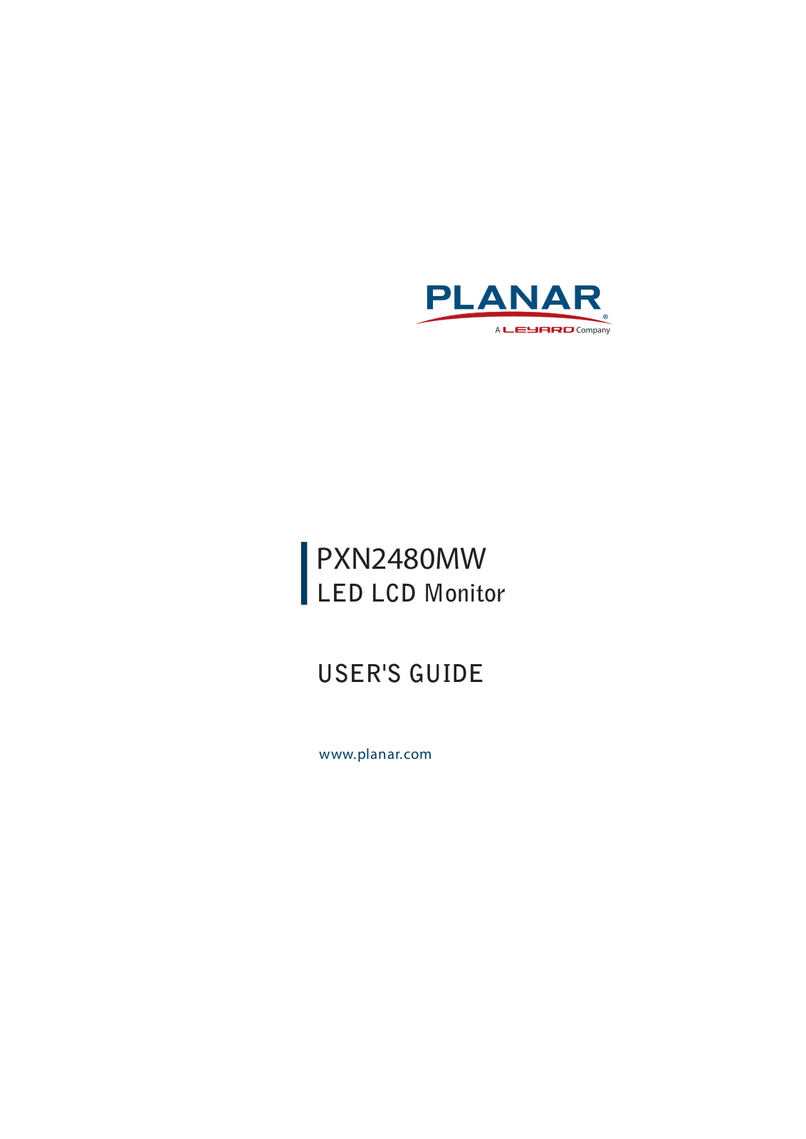 Planar PXN2480MW User Manual