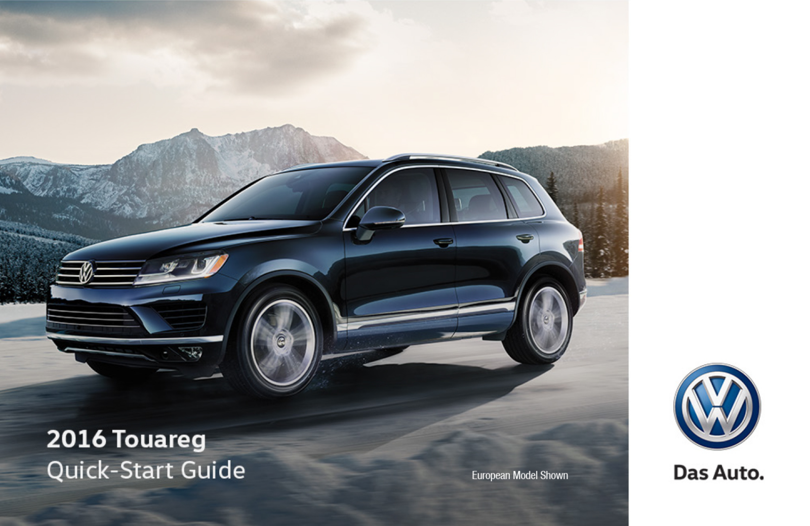 Volkswagen Touareg 2016 User Manual