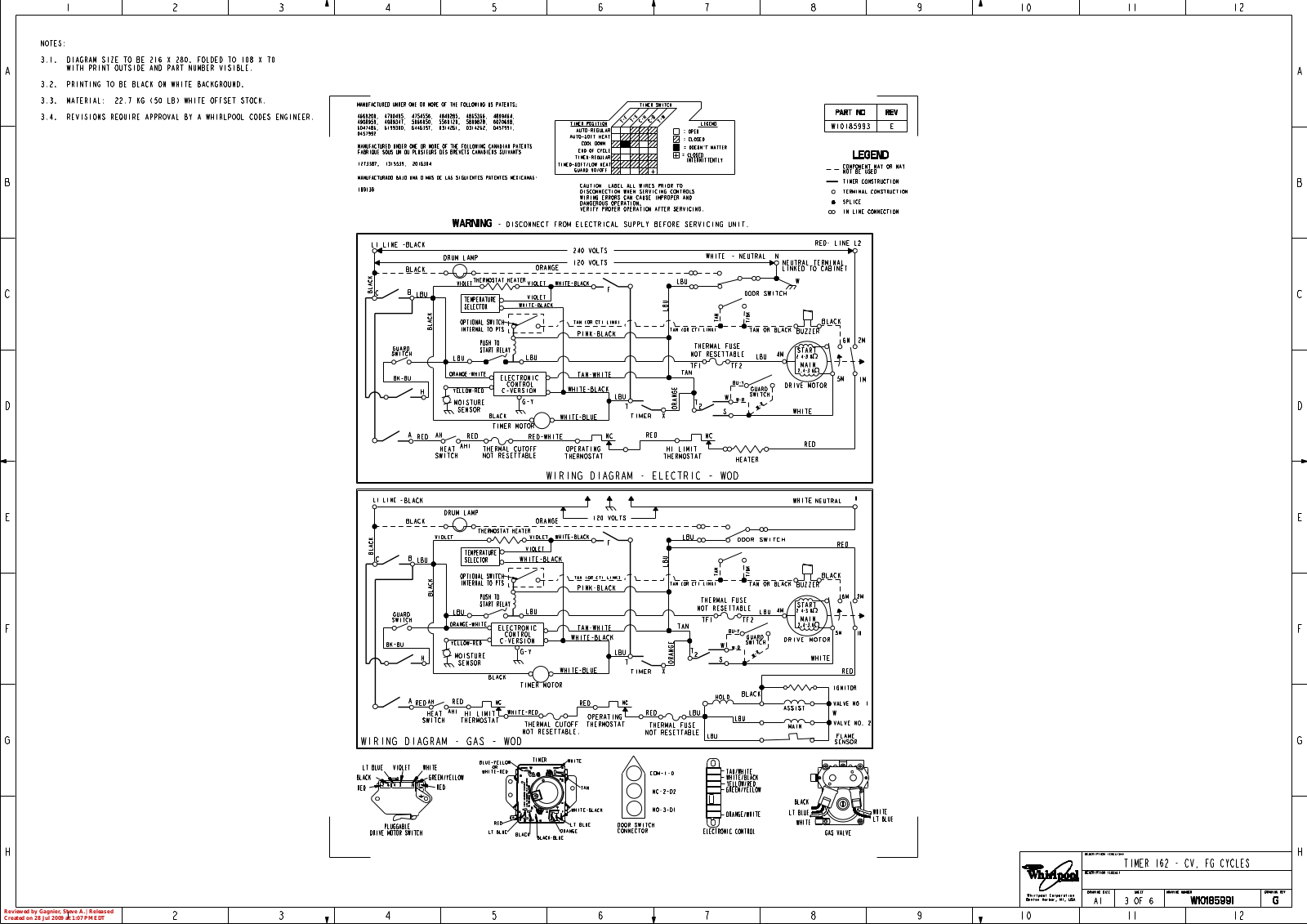 Whirlpool WGD5700VH1 Parts Diagram