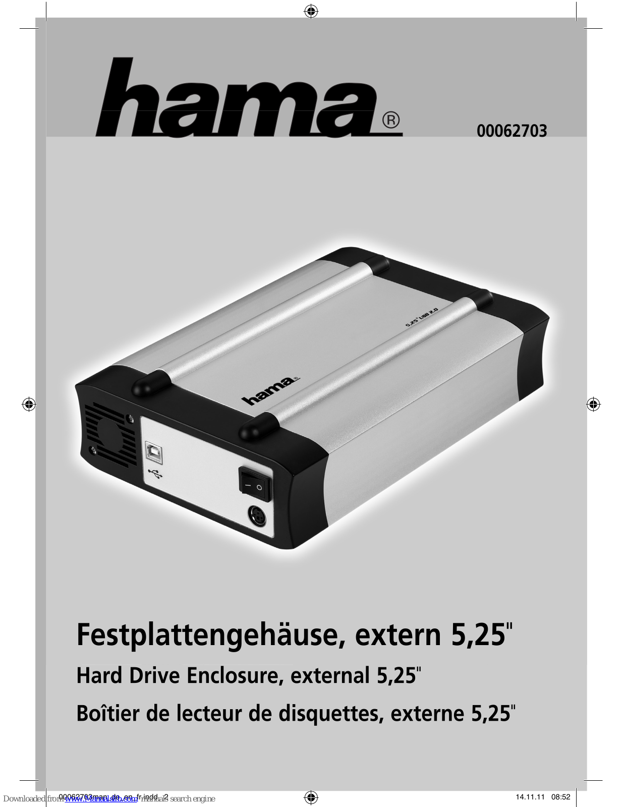 Hama 00062703, 62703 Operating Instruction - ManualMachine.com