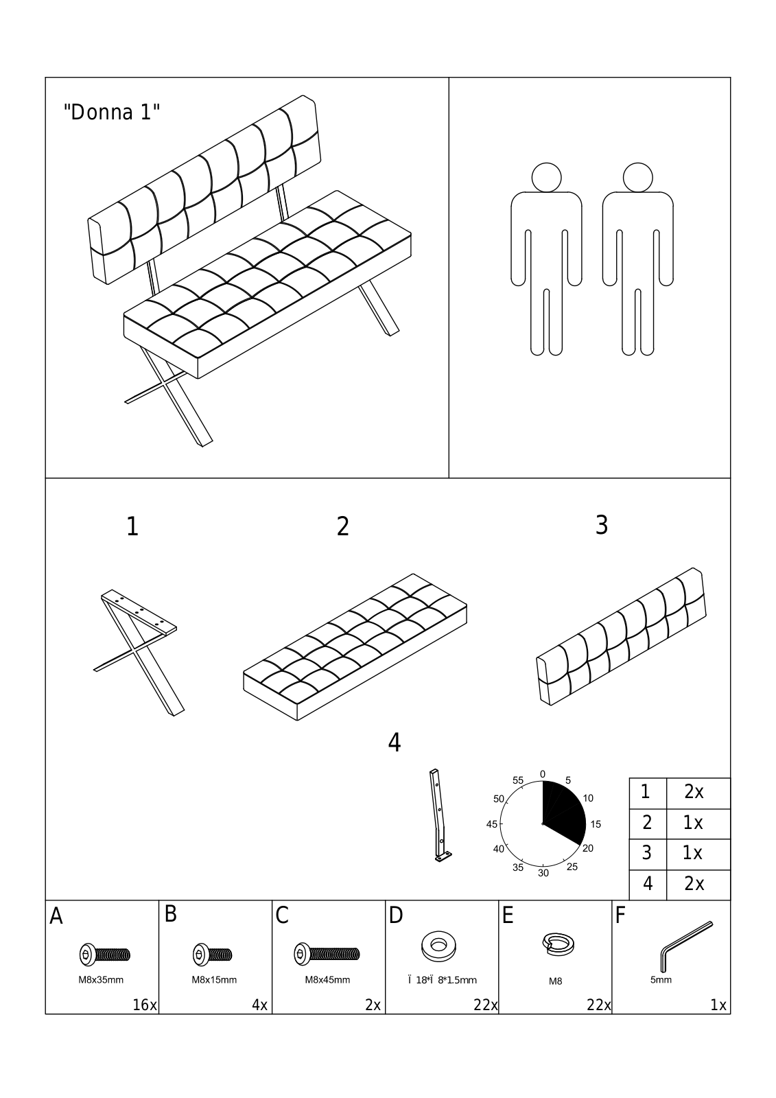 HELA Donna Assembly instructions - ManualMachine.com
