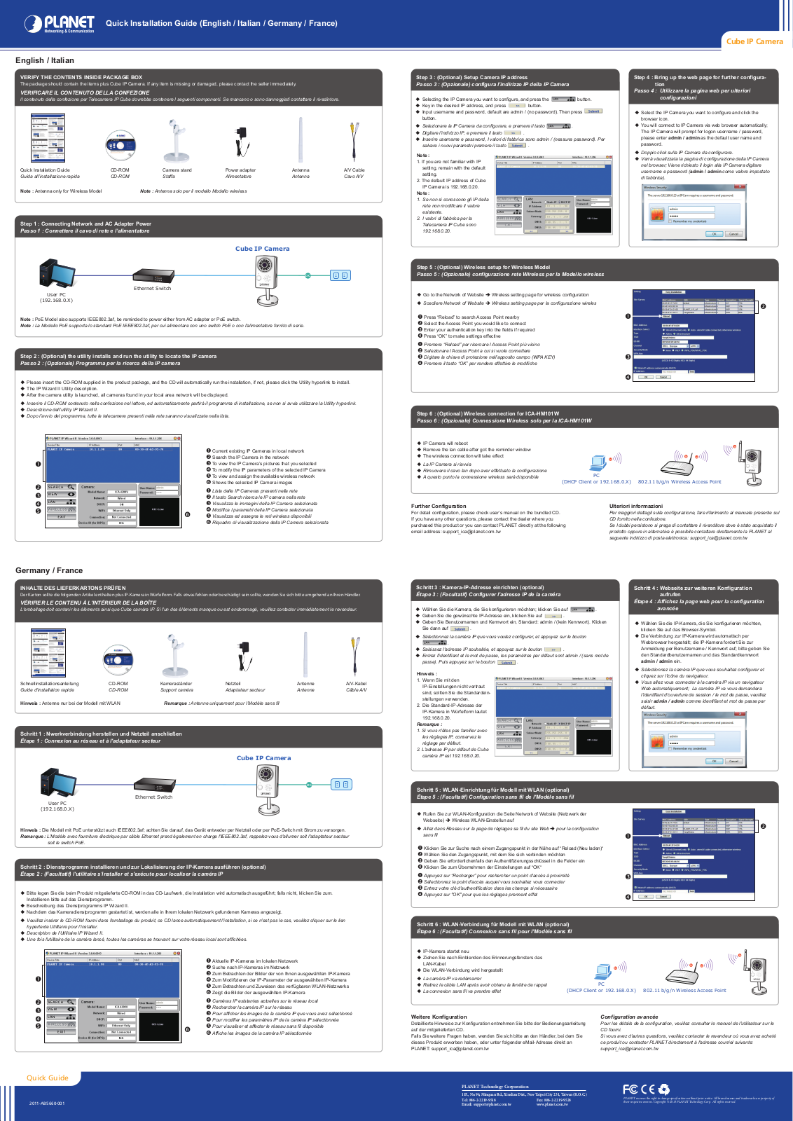 PLANET ICA-1200 User Manual