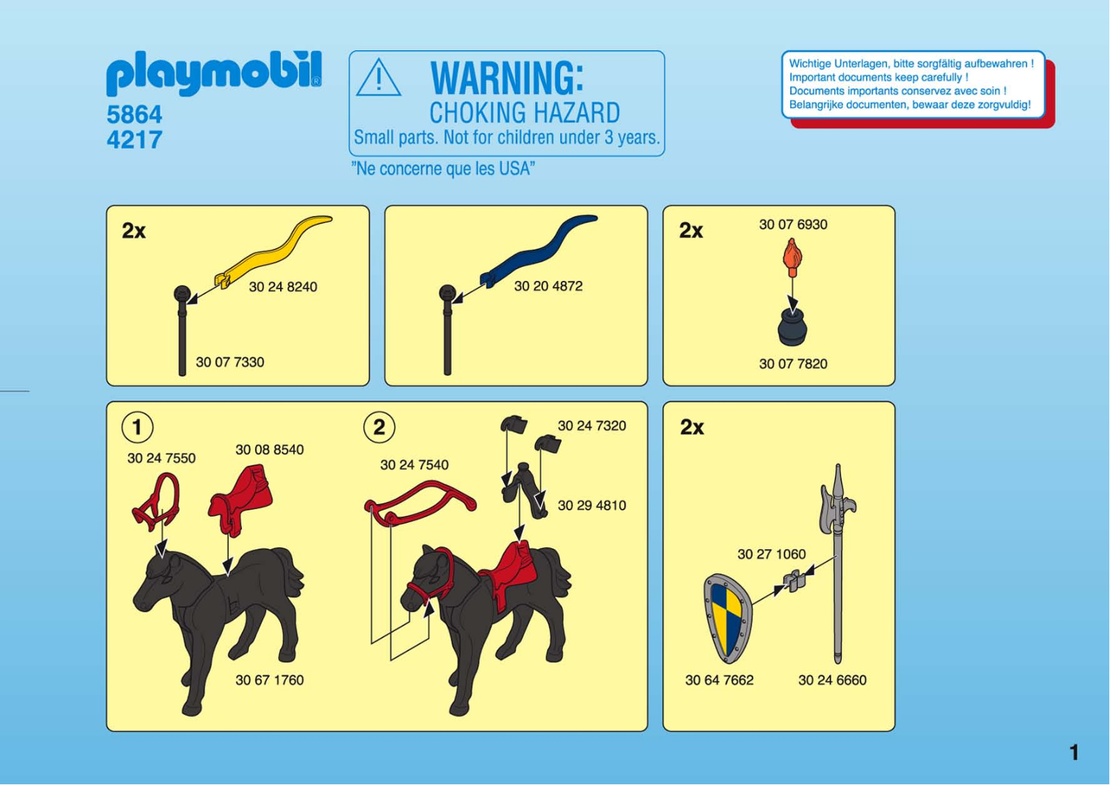 Playmobil 5864 Instructions