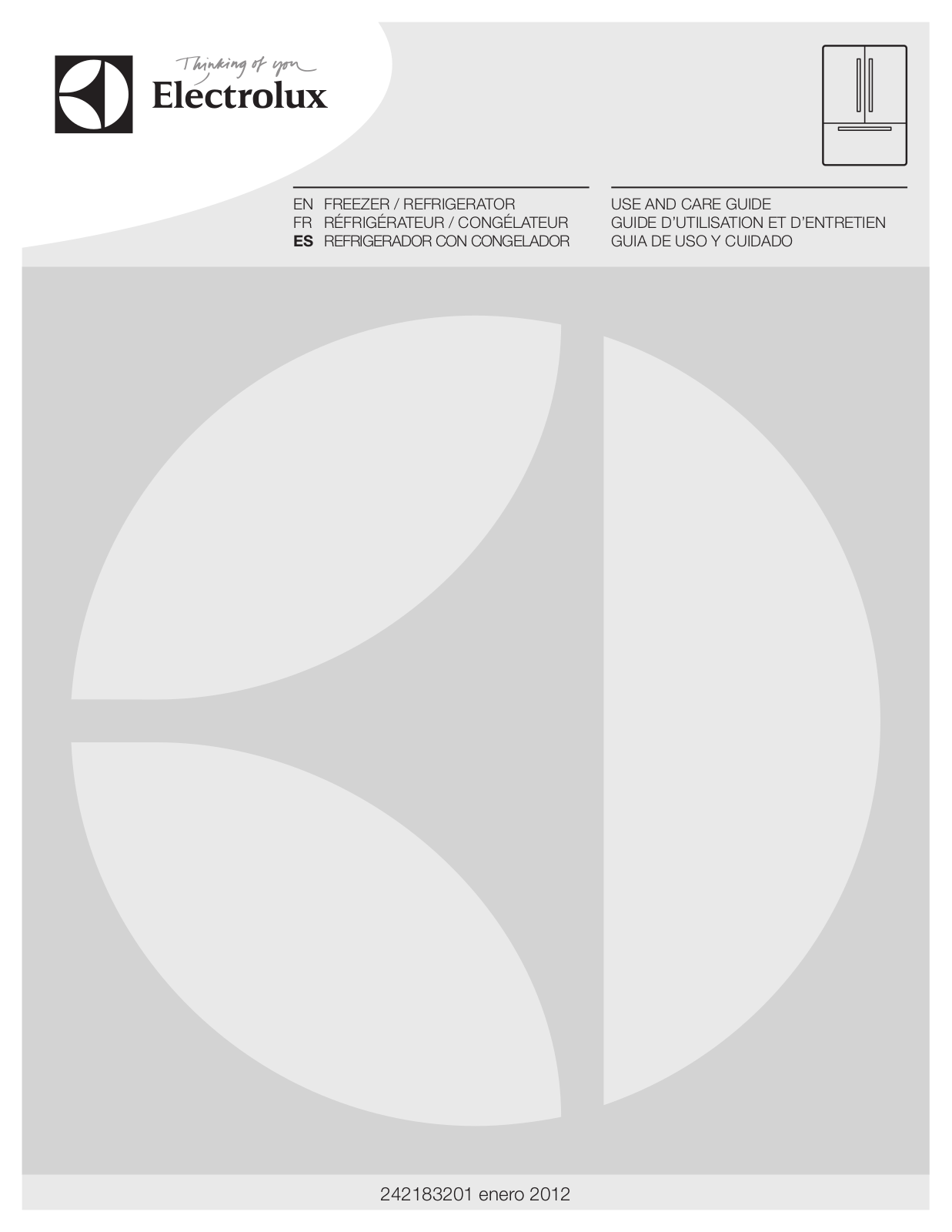 Electrolux EW28BS85K User Guide