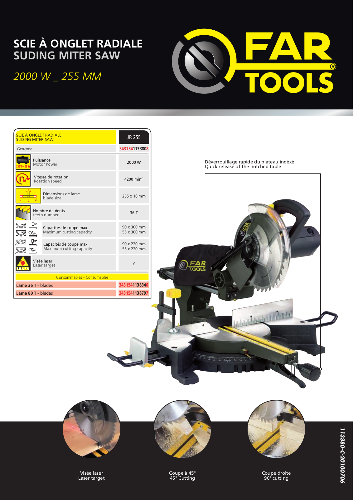 FARTOOLS JR255 User Manual