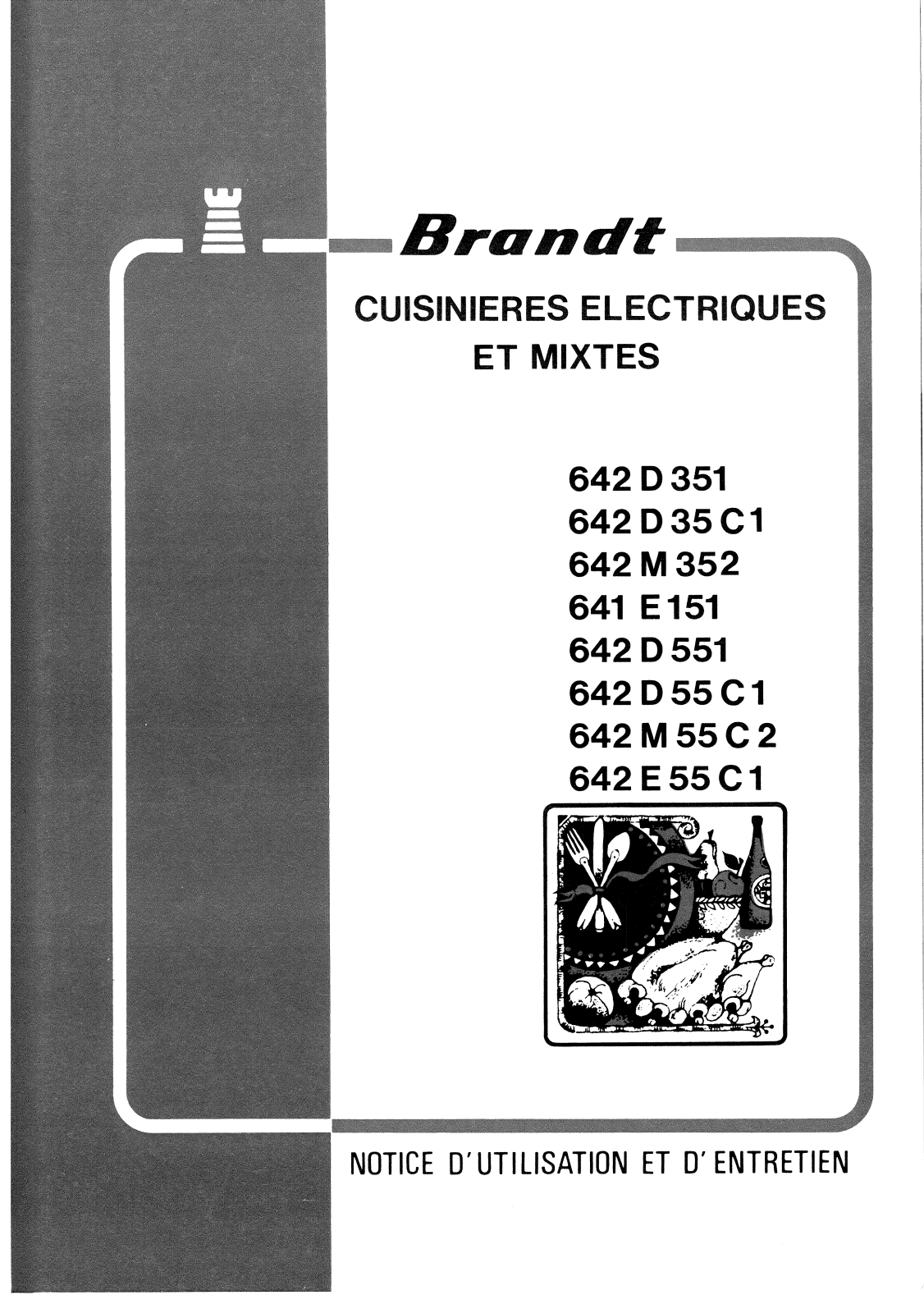 BRANDT 642D55C User Manual