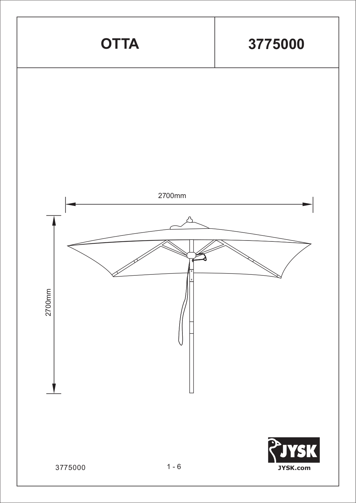 JYSK Otta User Manual