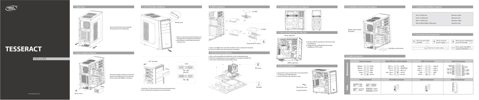 DeepCool Tesseract Service Manual