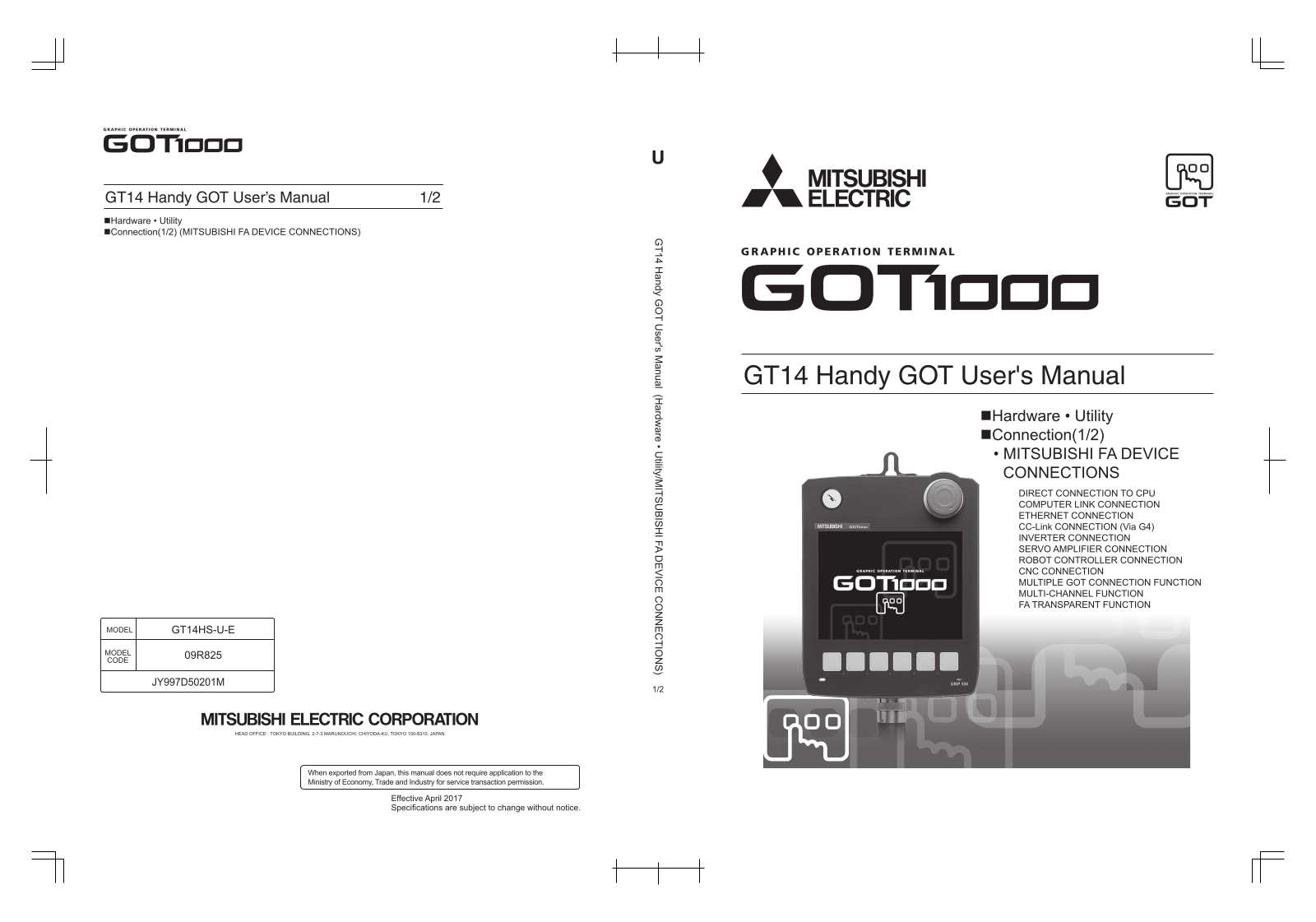 Mitsubishi GT14 User Manual