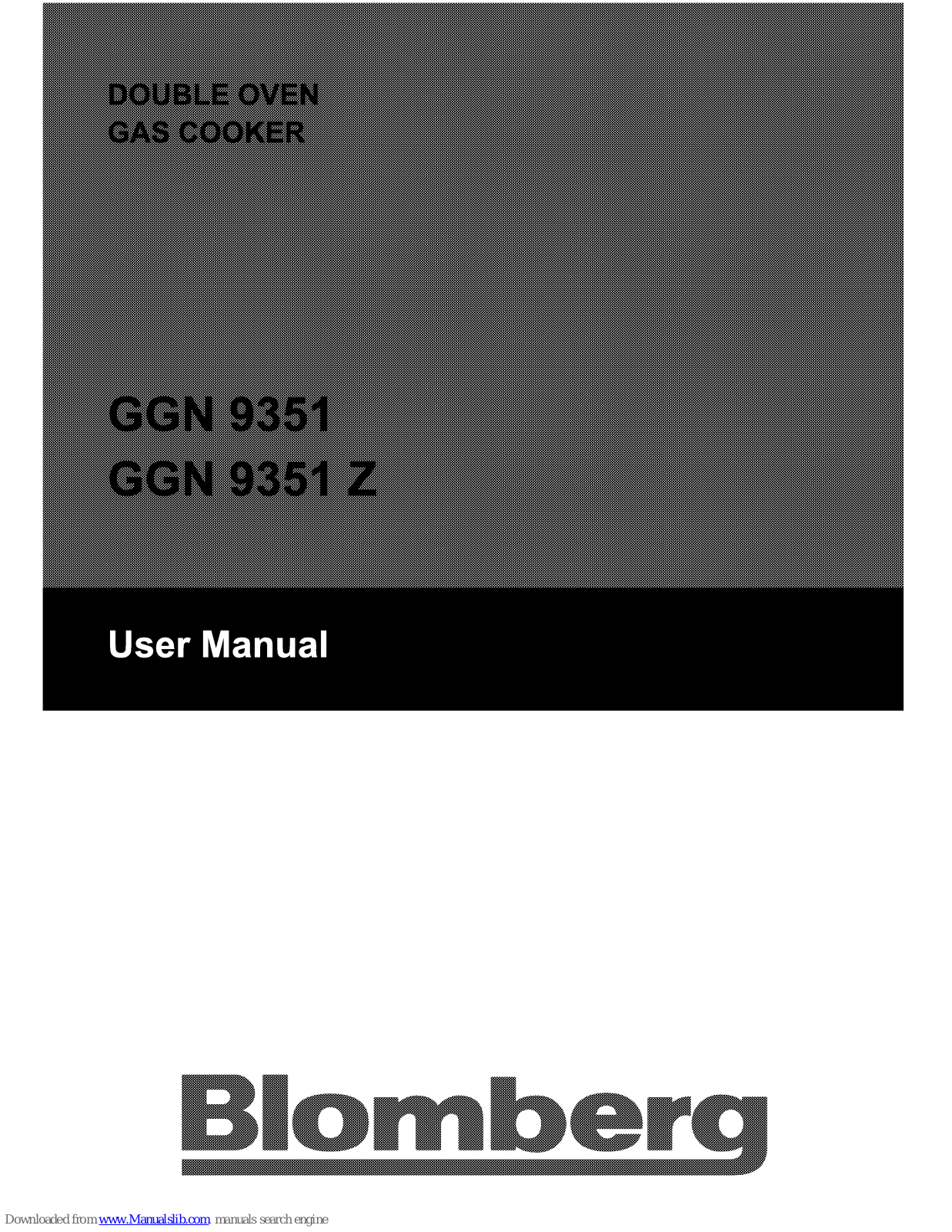 Blomberg GGN 9351, GGN 9351 Z User Manual