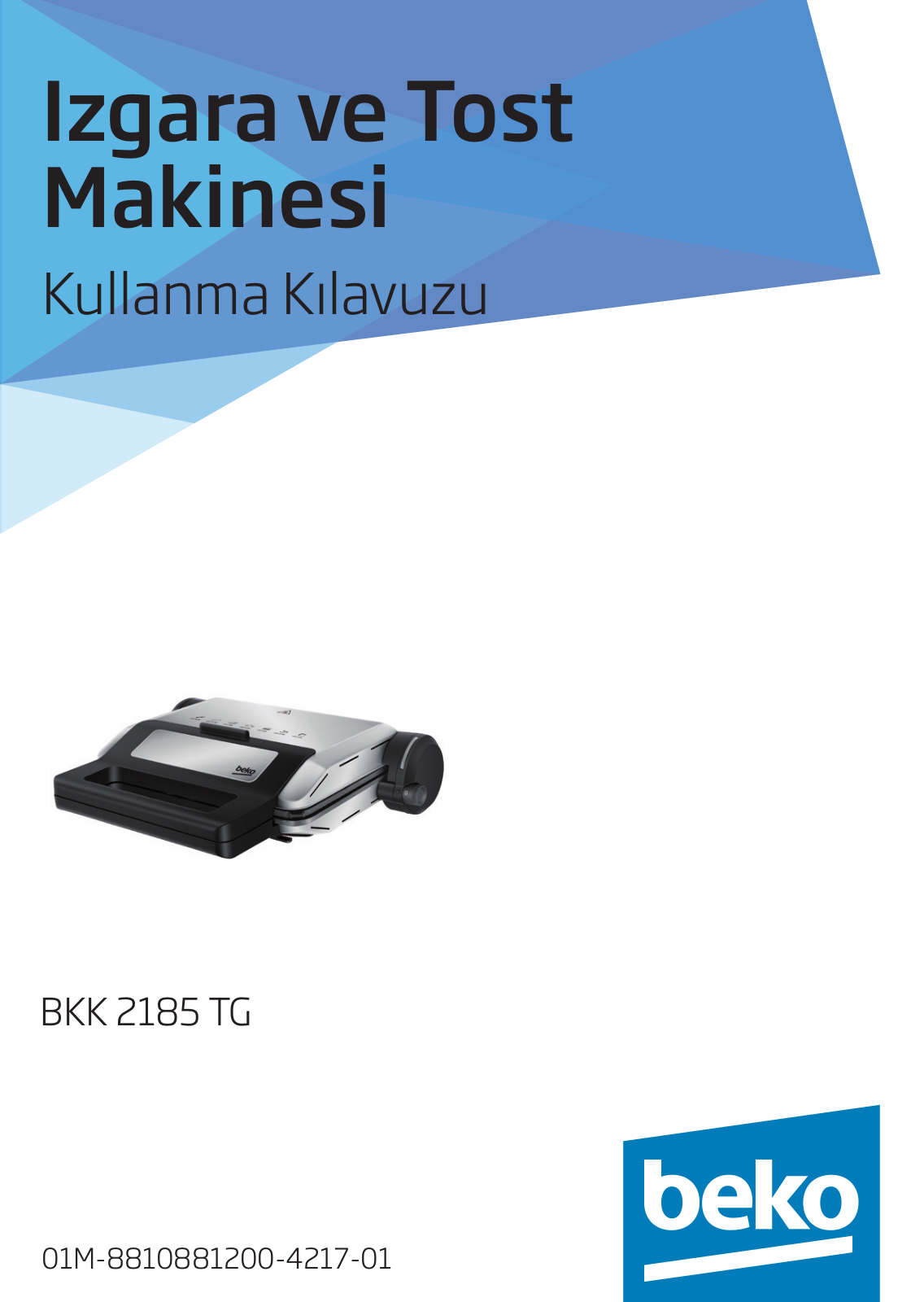 Beko BKK 2185 TG User manual