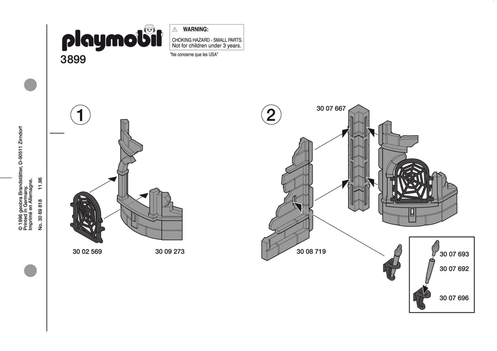 Playmobil 3899 Instructions