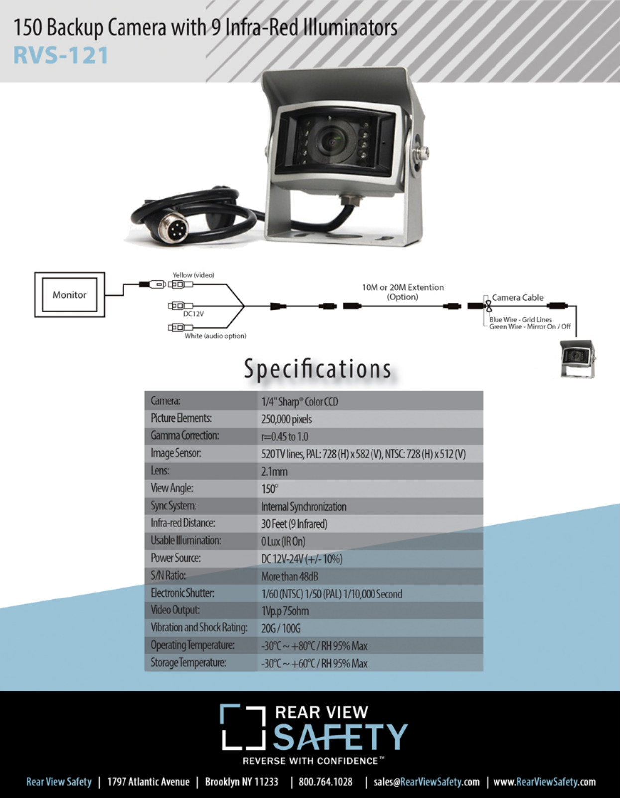 RVS Systems RVS-121-S-NC, RVS-121, RVS-121-B-NC User Manual