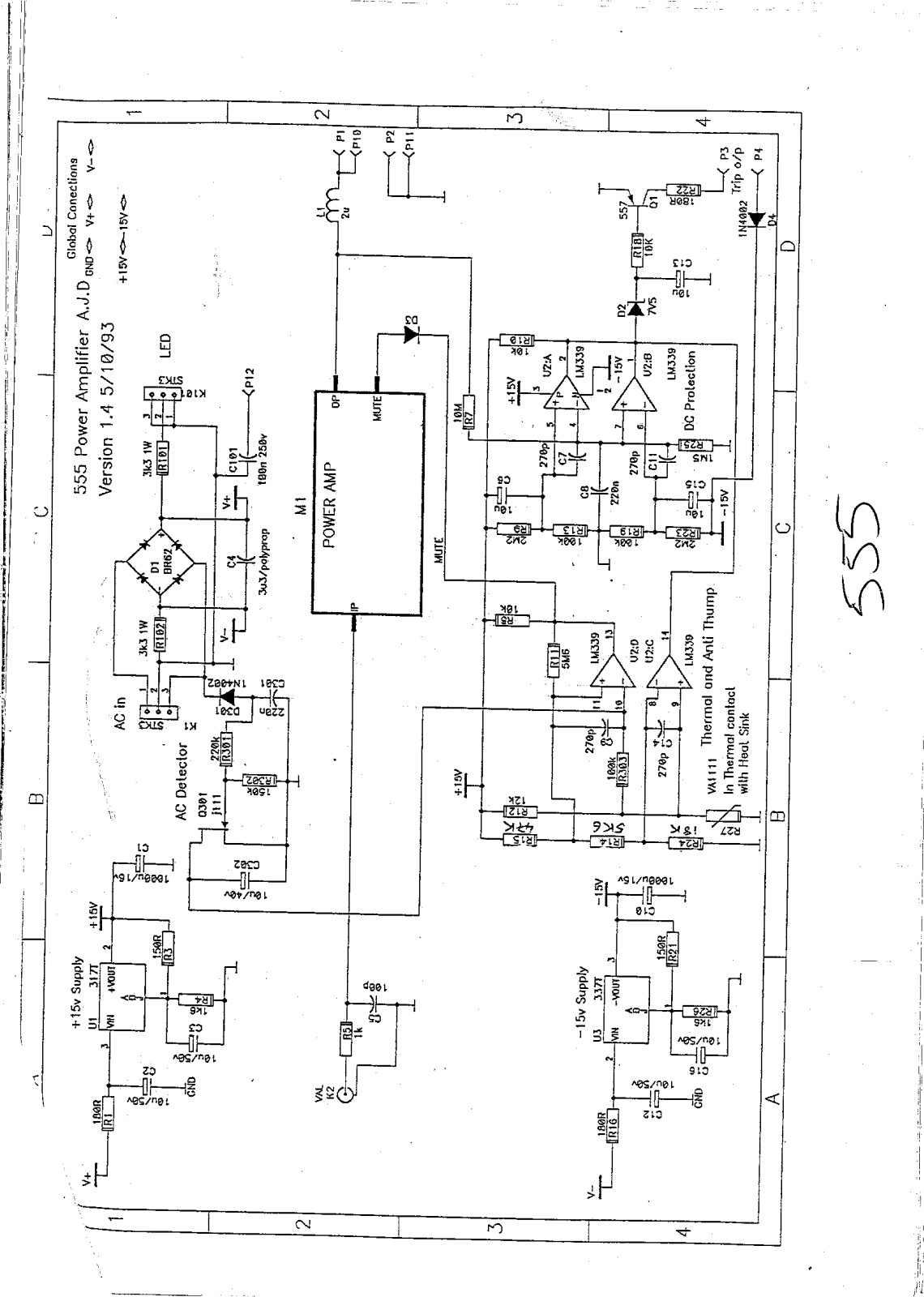 Other M Meridian-555-power-amplifier-circuit-diagram, Meridian-555 Schematic - ManualMachine.com