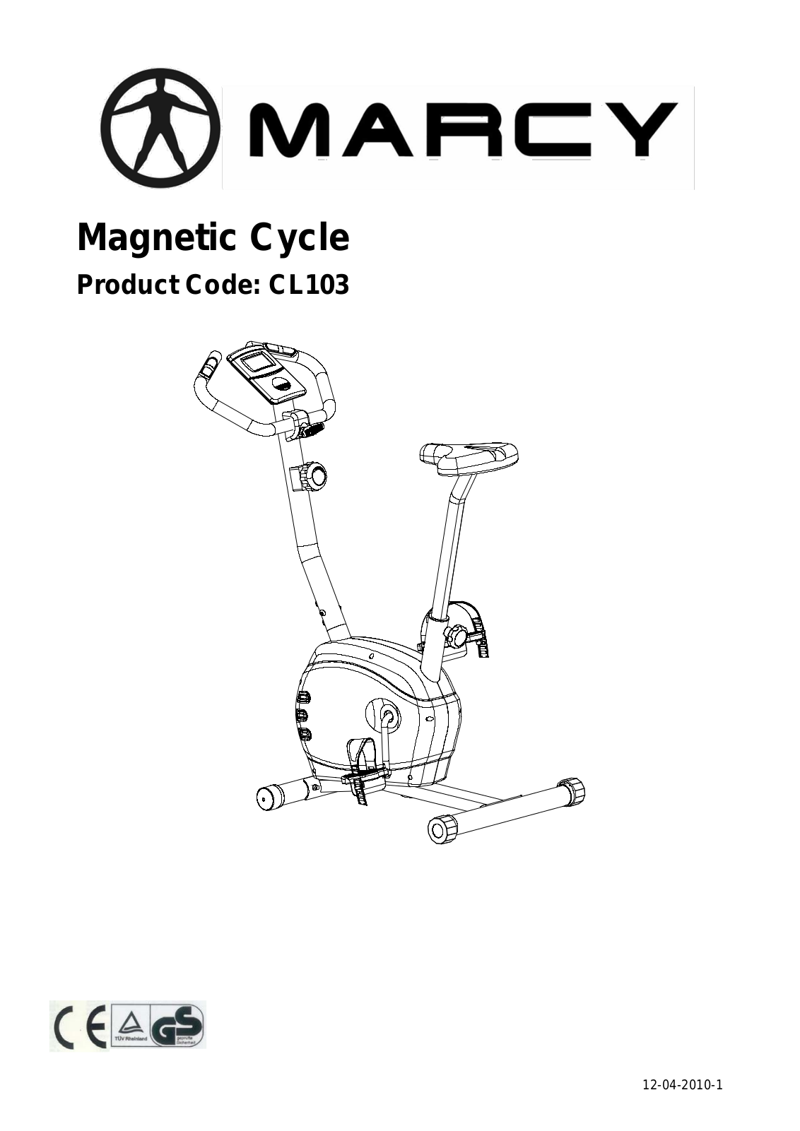 Marcy CL103 User Manual