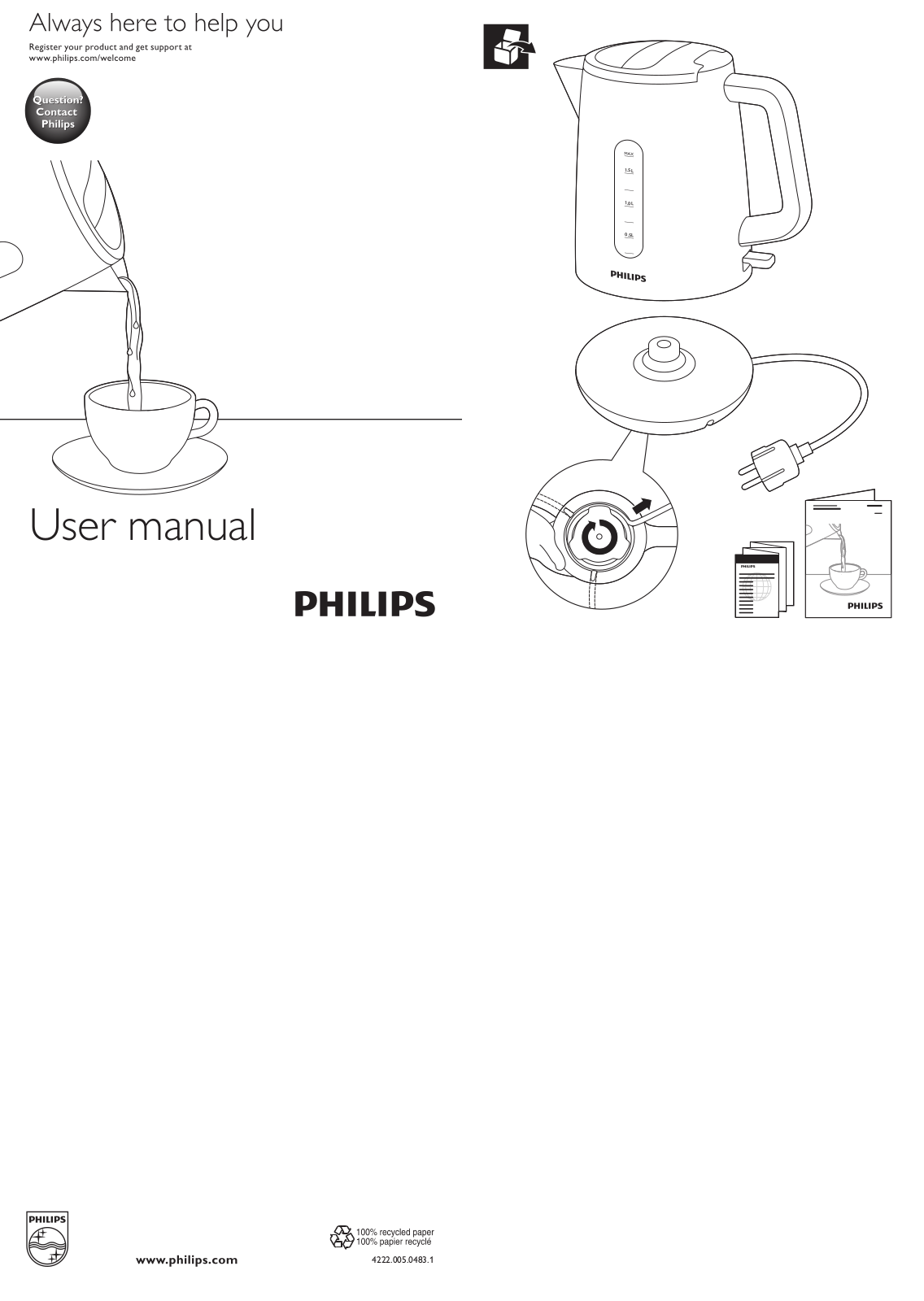 Philips HD 9340/90 User manual