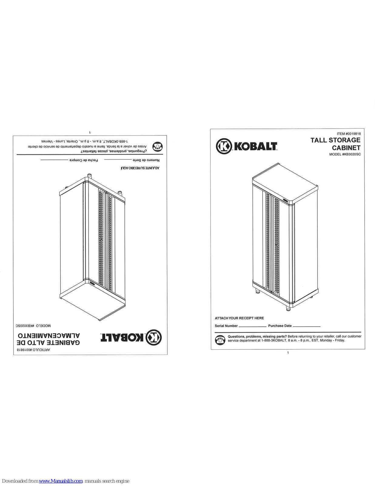 Kobalt KB3020SC Assembly