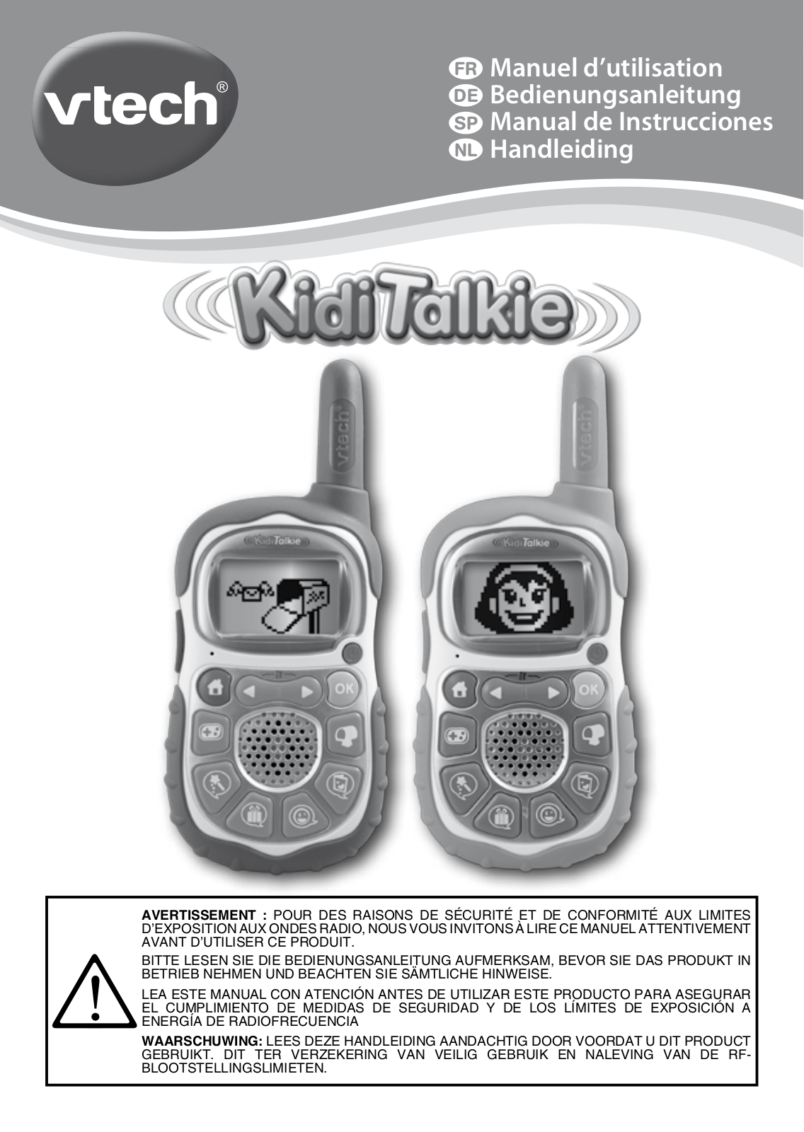 VTECH KIDI TALKIE User Manual