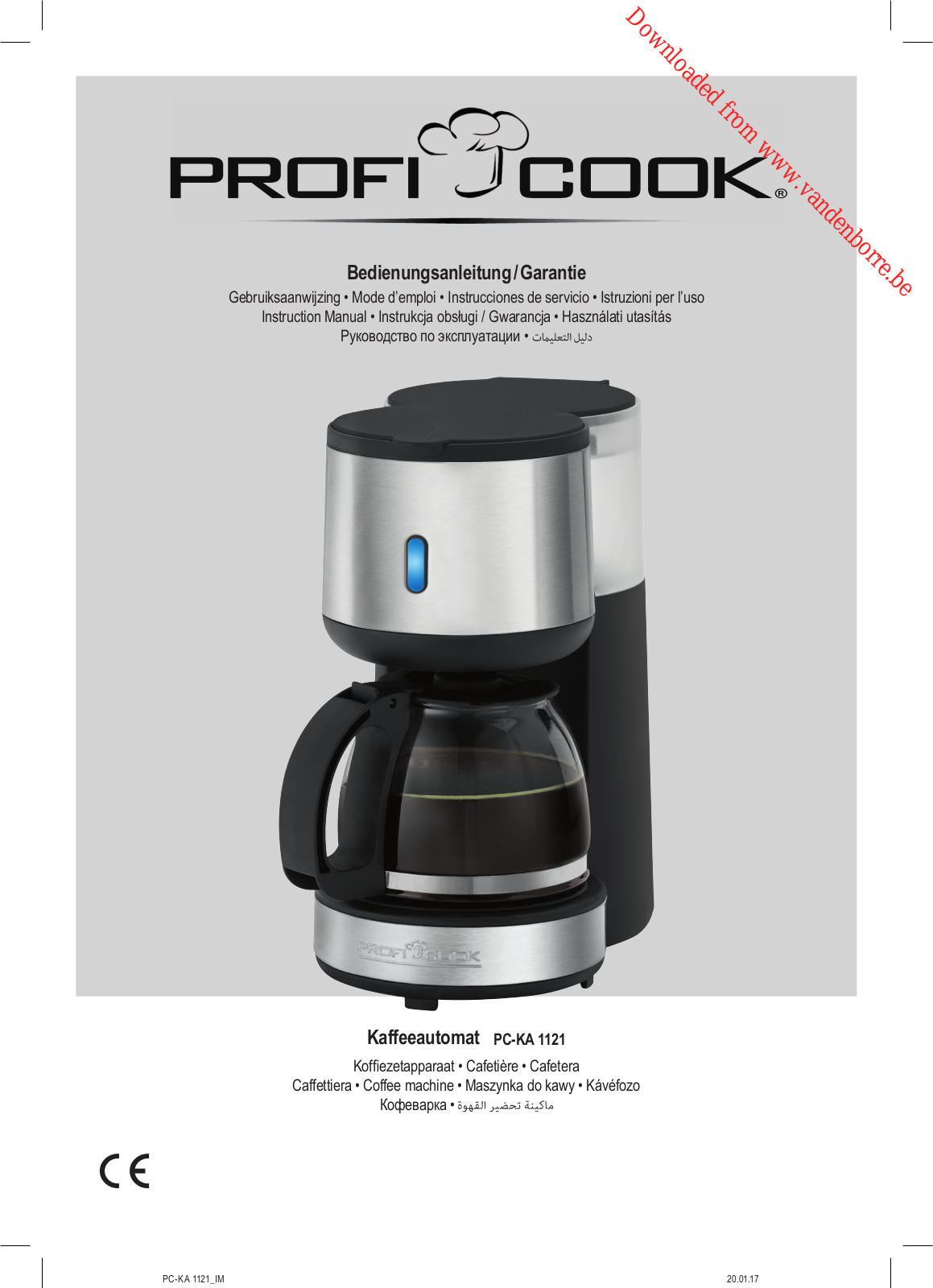 PROFICOOK KA1121 User Manual