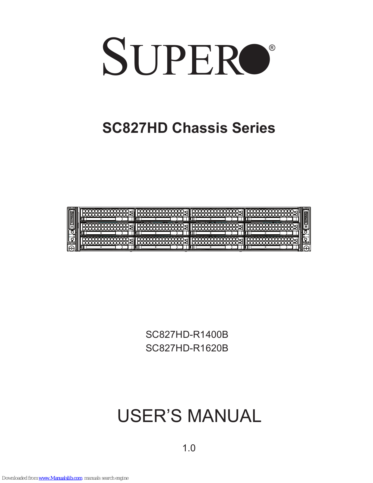 Supero SC827HD-R1400B, SC827HD-R1620B User Manual