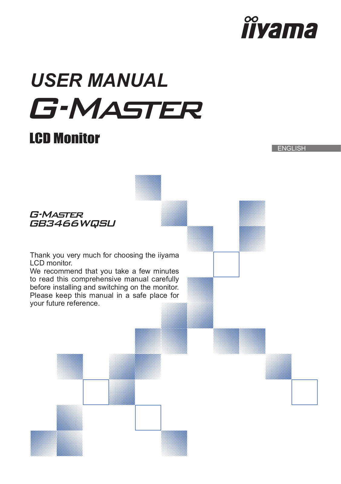 iiyama G-Master GB3466WQSU-B1 User Manual